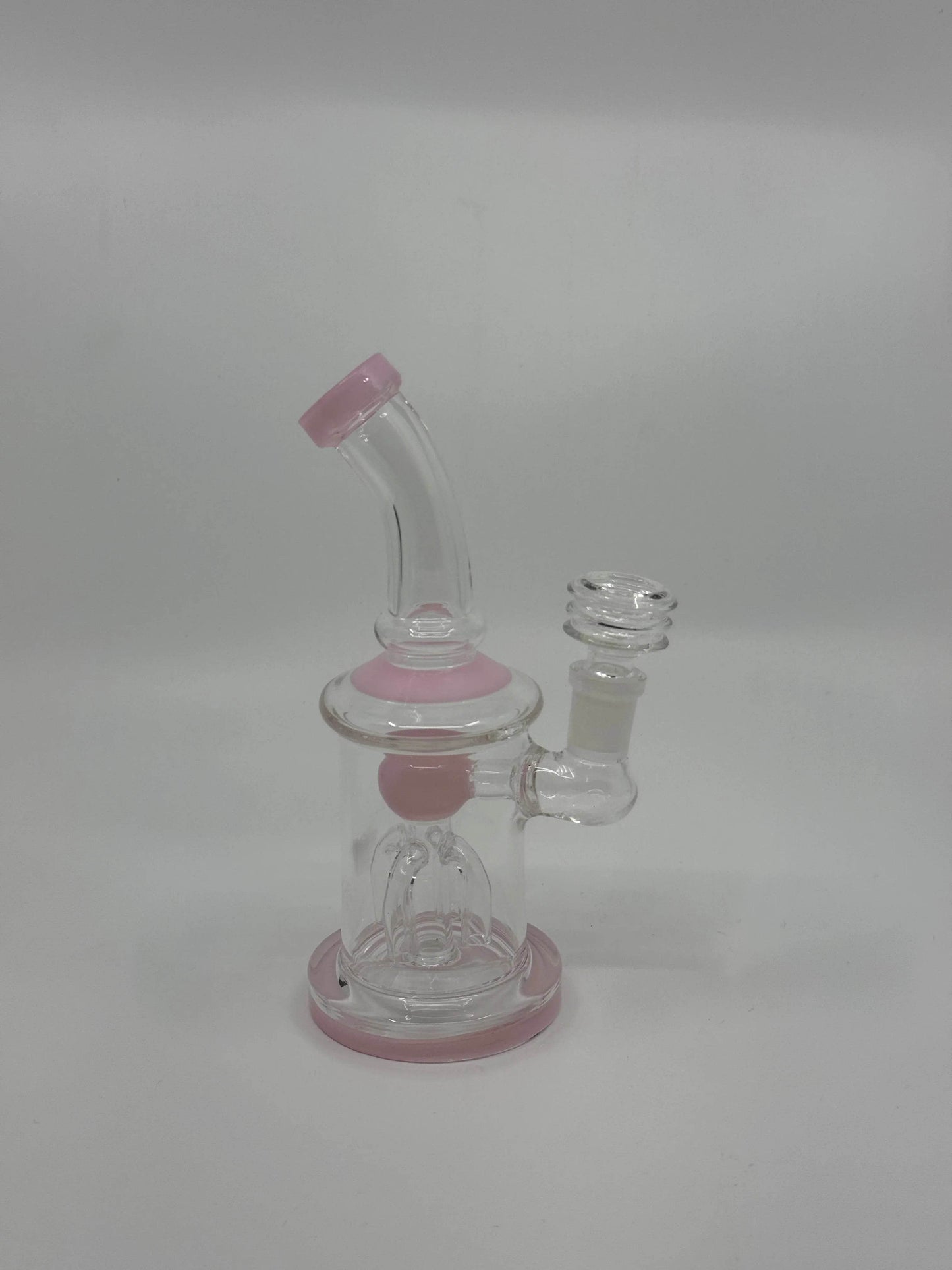 7” tree perc bent dab rig - WP231 - RK Quality Glass