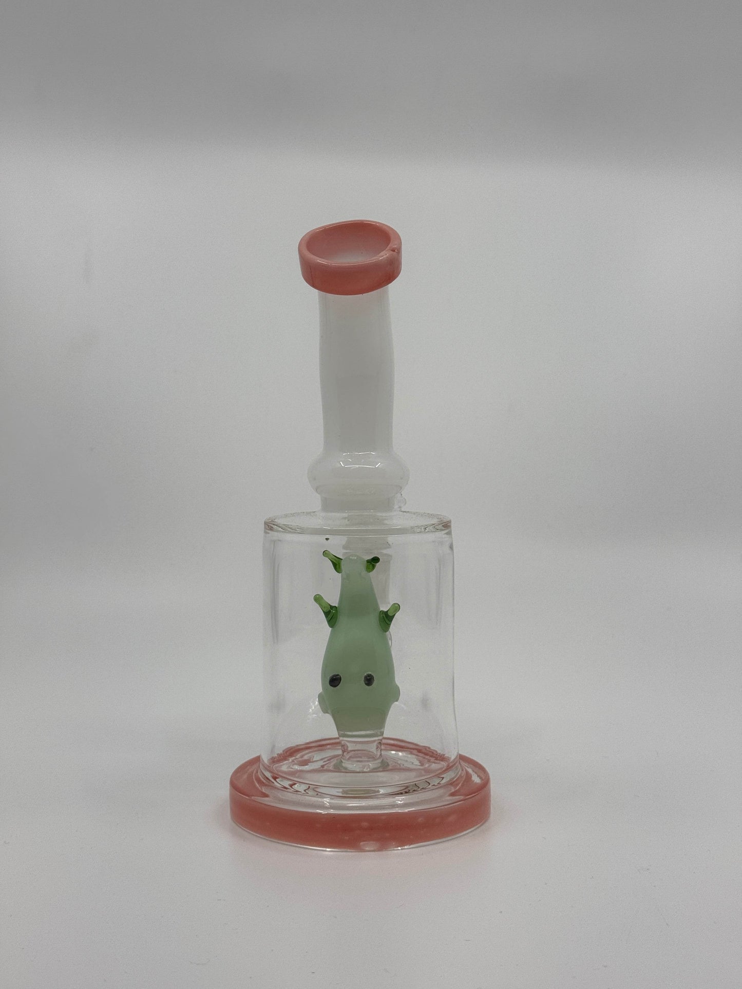 7” fish inserts bent dab rig - WP228 - RK Quality Glass