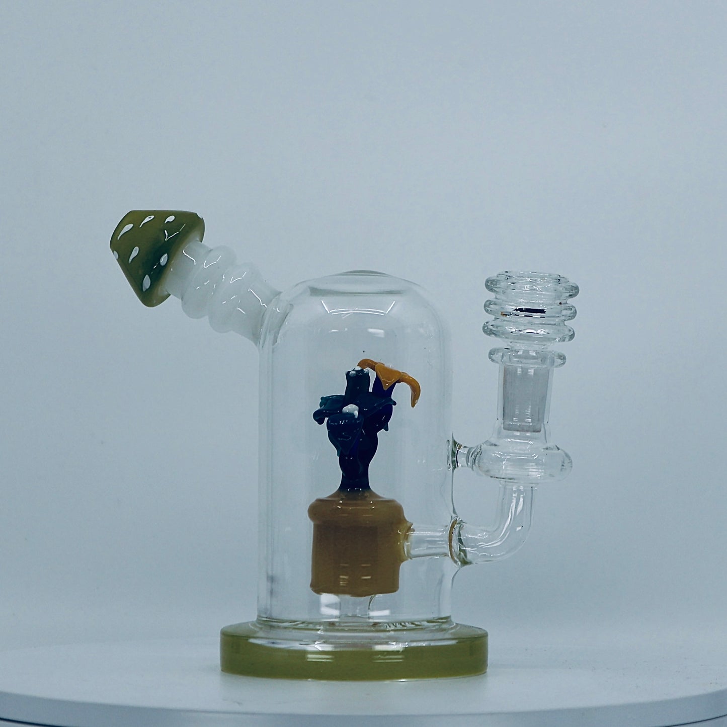 6" flower insert dab rig