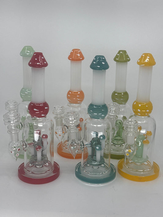 RK Quality Glass 10 Inch Mushroom Dab Rig – Premium Design - RK Quality Glass