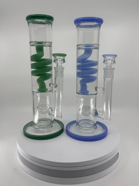 RK Quality Glass 10 Inch Straight Water Bong - RK Quality Glass