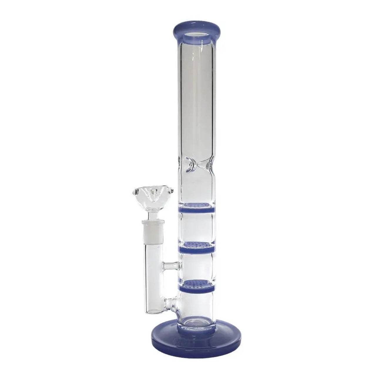 RK Quality Glass 12 Inch Slim Honeycomb Bong - RK Quality Glass
