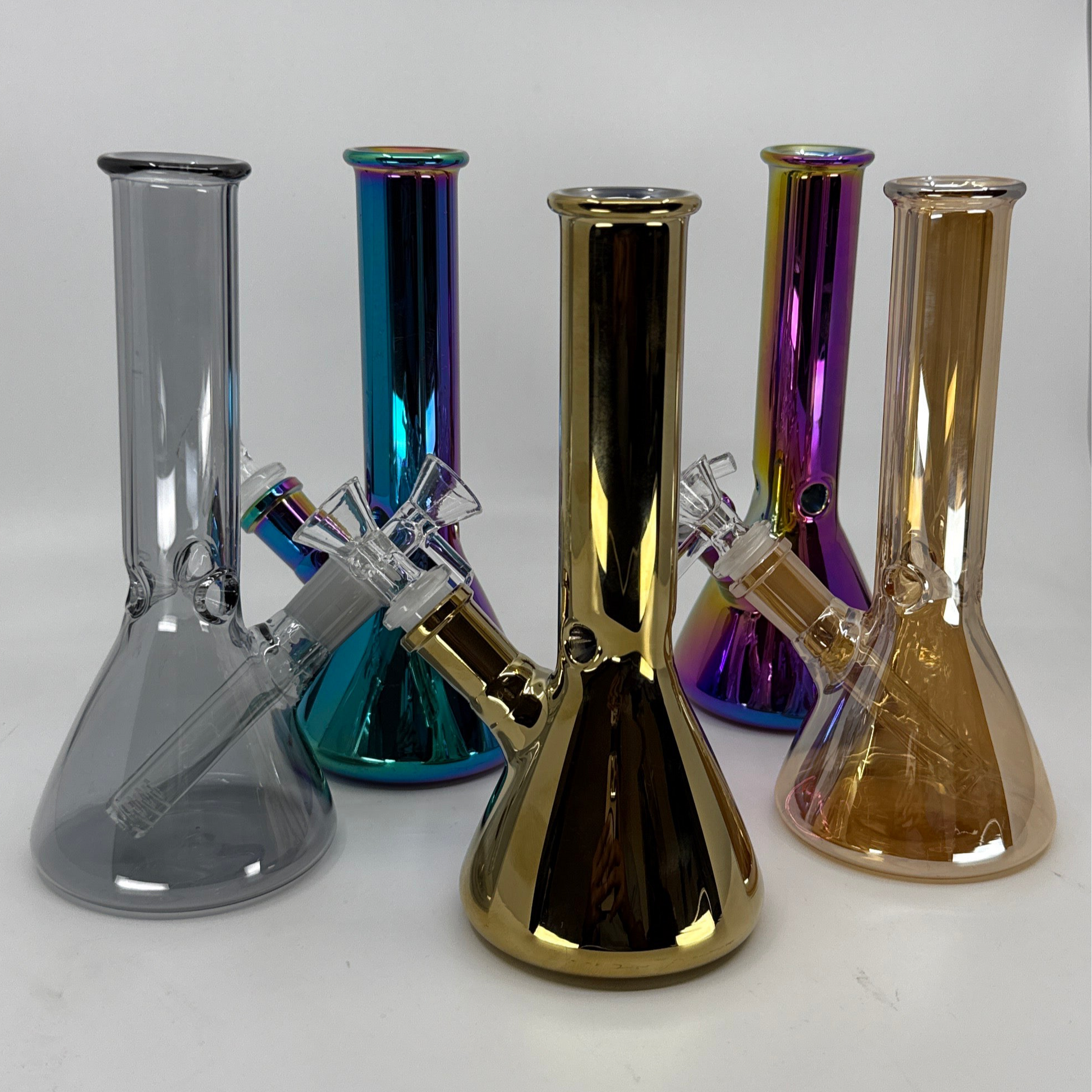 8" Metalic Becker Bong - WP261 - RK Quality Glass