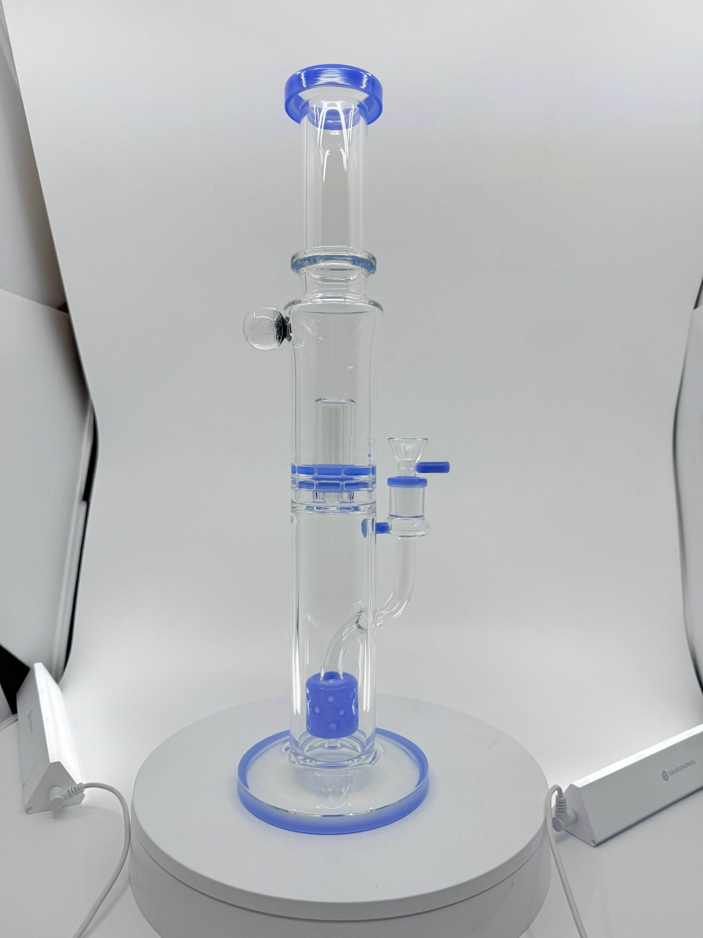 RK Quality Glass 16 Inch Double Shower Head Bong - RK Quality Glass