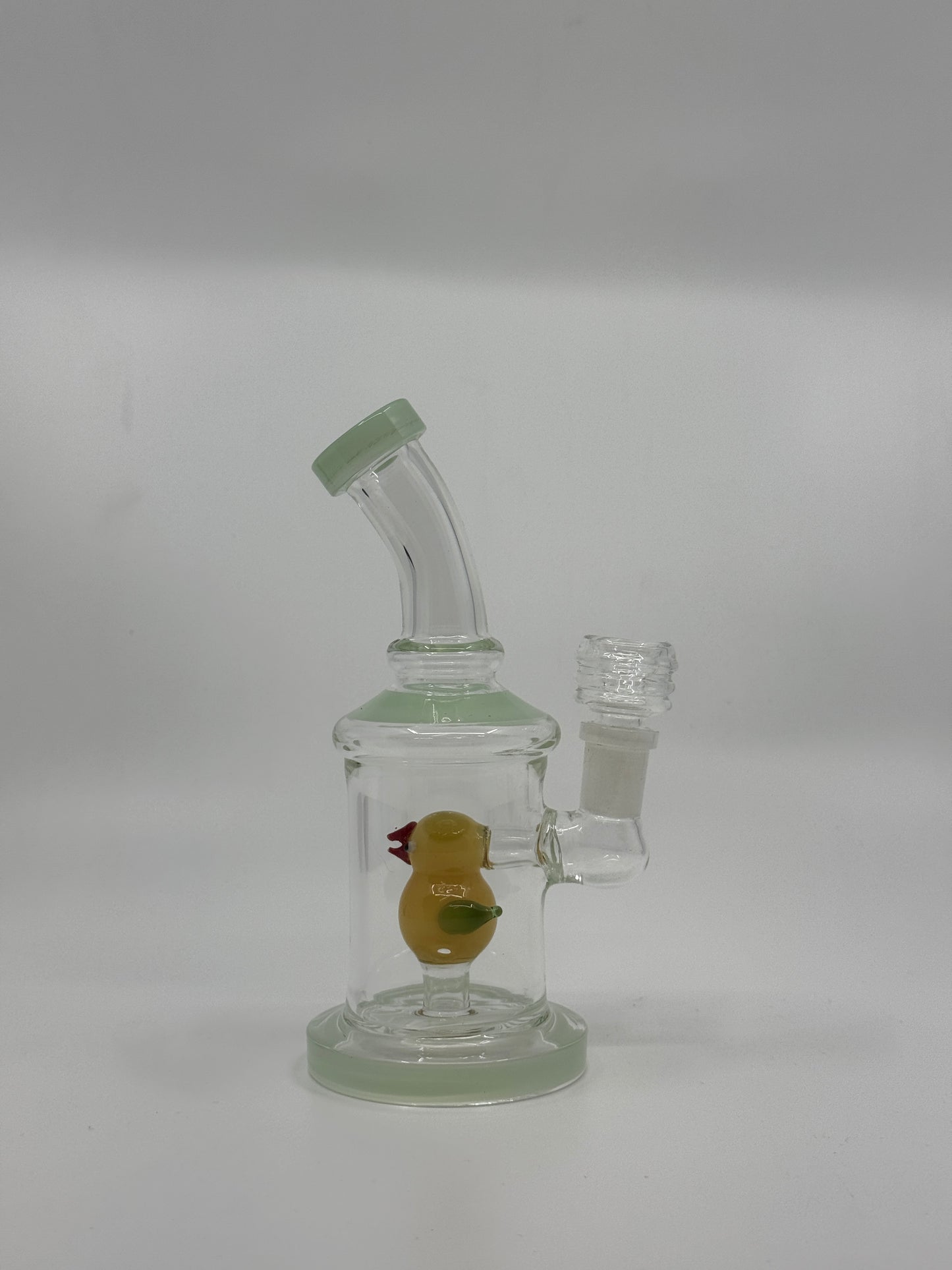 7” bird insert shower head bent dab rig