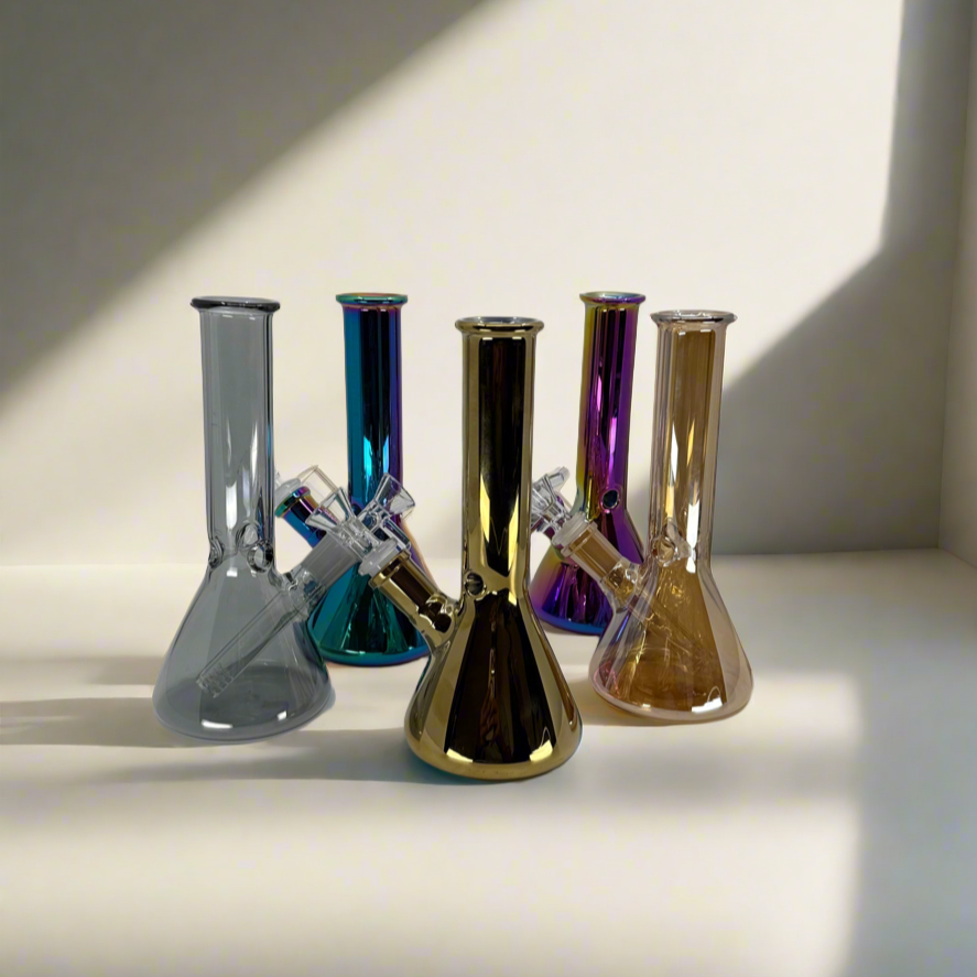 8" Metalic Becker Bong - WP261 - RK Quality Glass