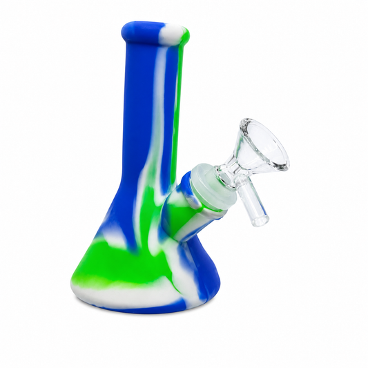 4.9" Silicone Beaker Bong