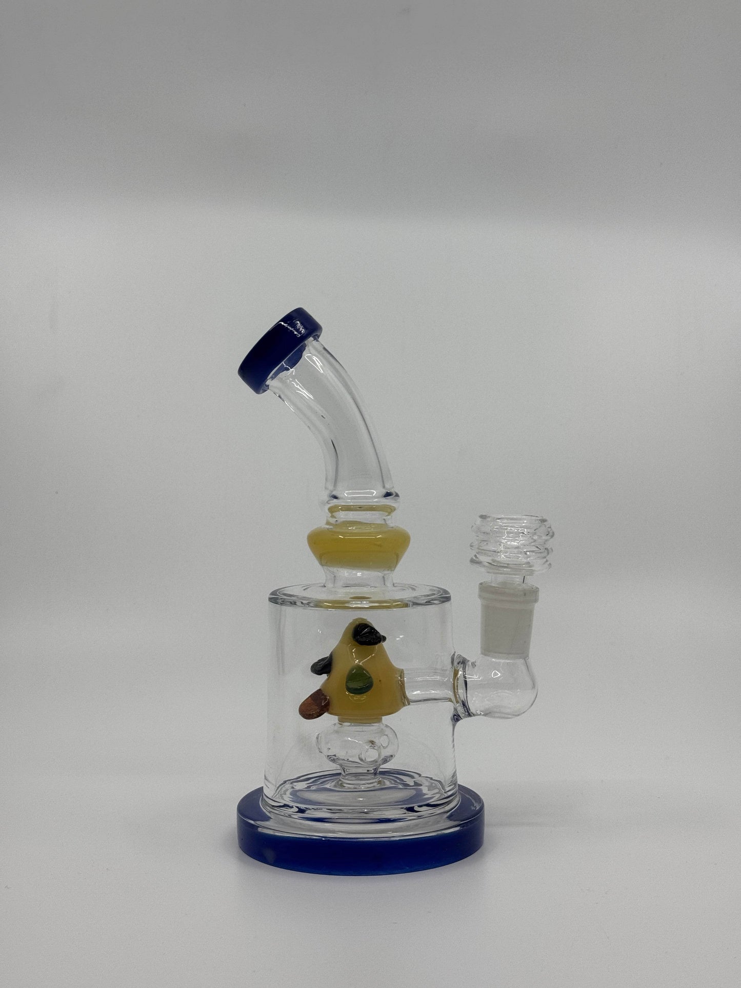 7” shower head bent dab rig - WP229 - RK Quality Glass