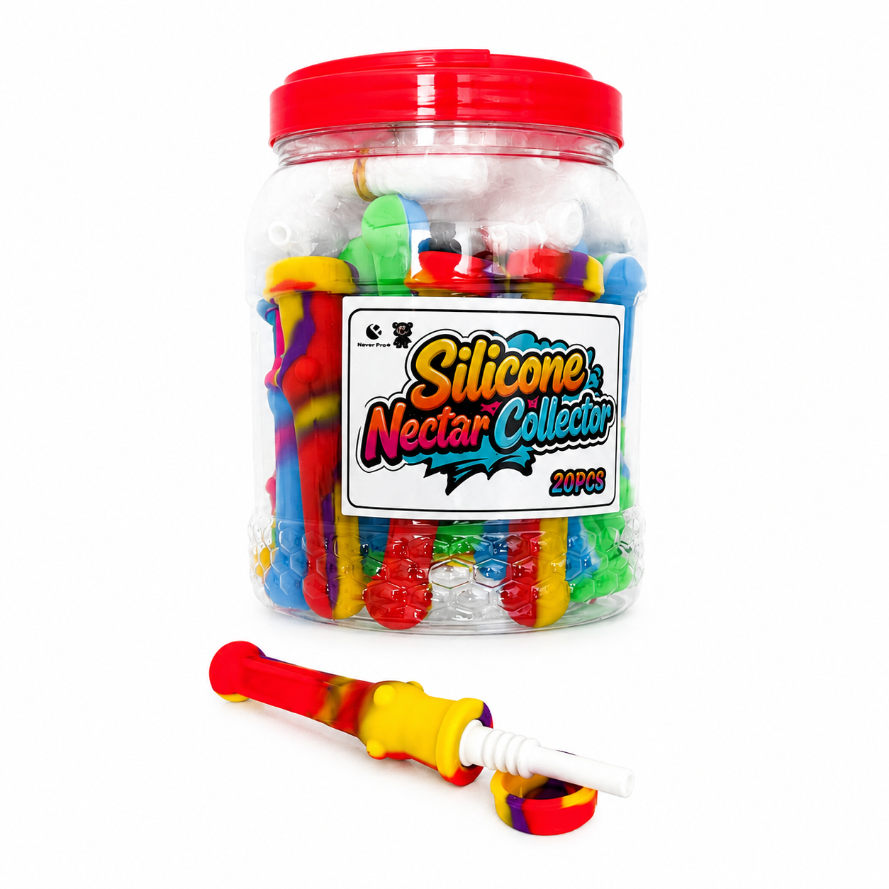 Silicon nectar collector per jar (20pcs )