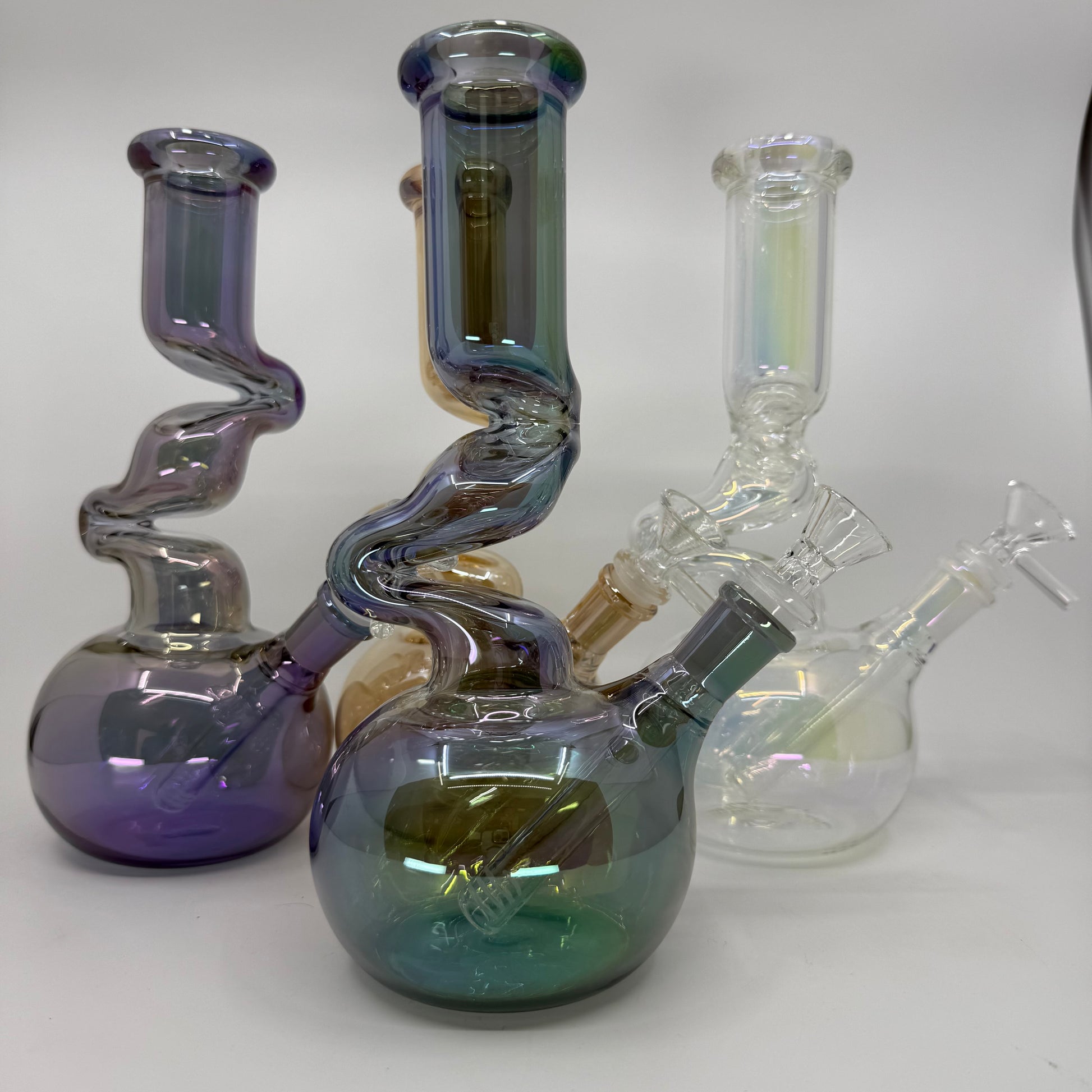 10" Metalic Zoong Beaker Bong - WP271 - RK Quality Glass