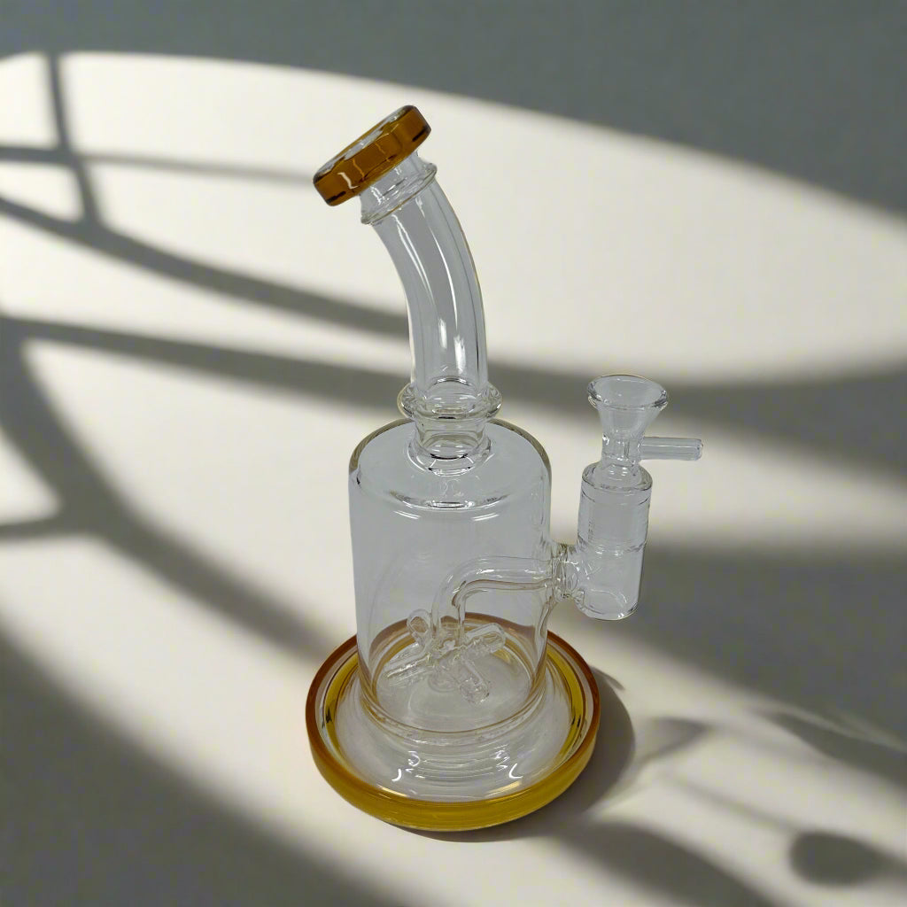 8" Corona Shower Head Dab Rig - WP265 - RK Quality Glass