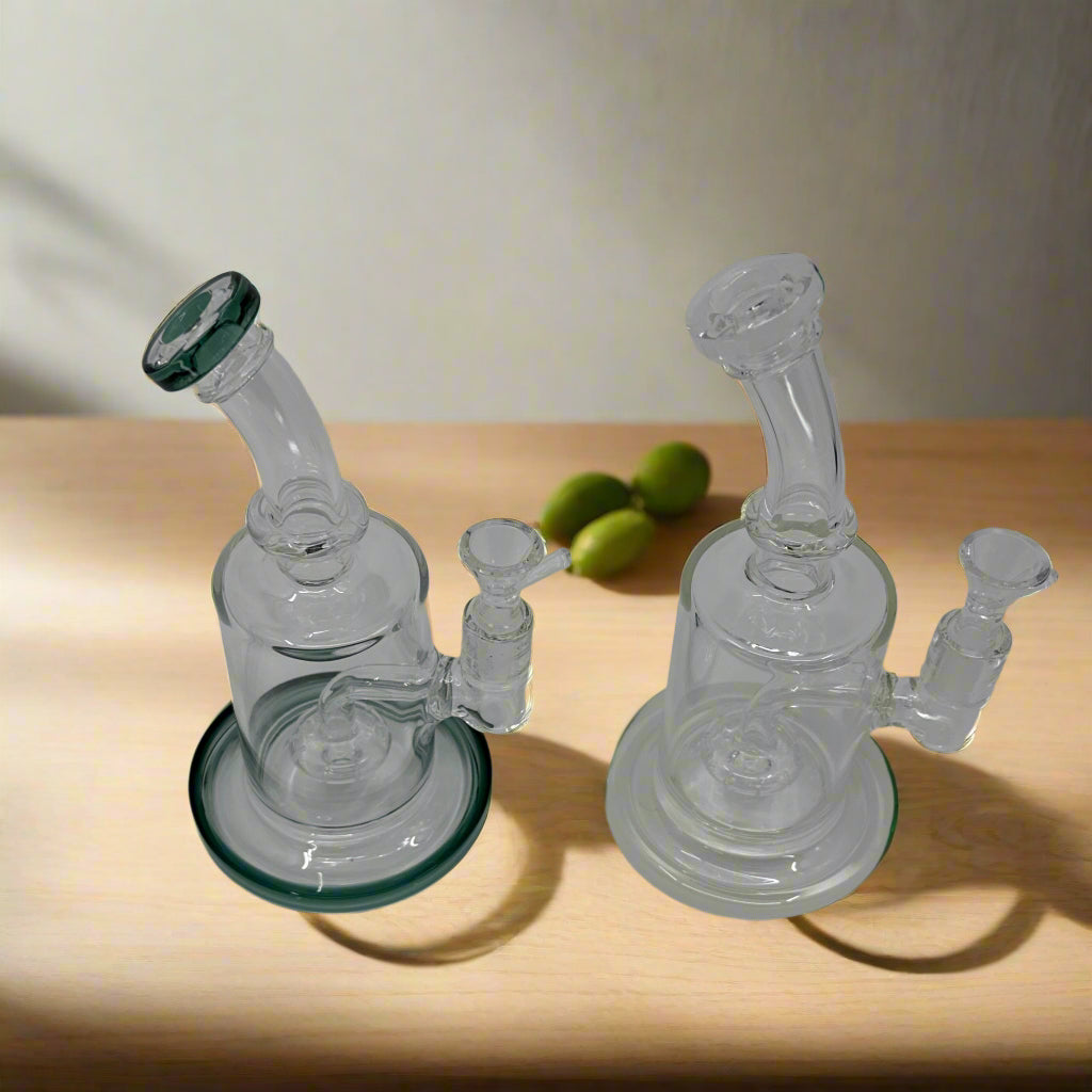 8" Shower Head Dab Rig - WP267 - RK Quality Glass