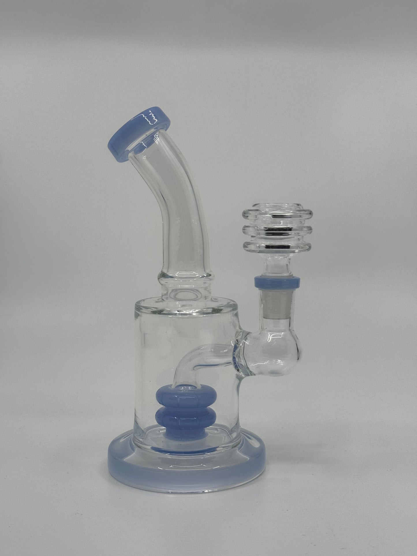 RK Quality Glass 6 Inch Slime Bent Dab Rig for Smoking - RK Quality Glass