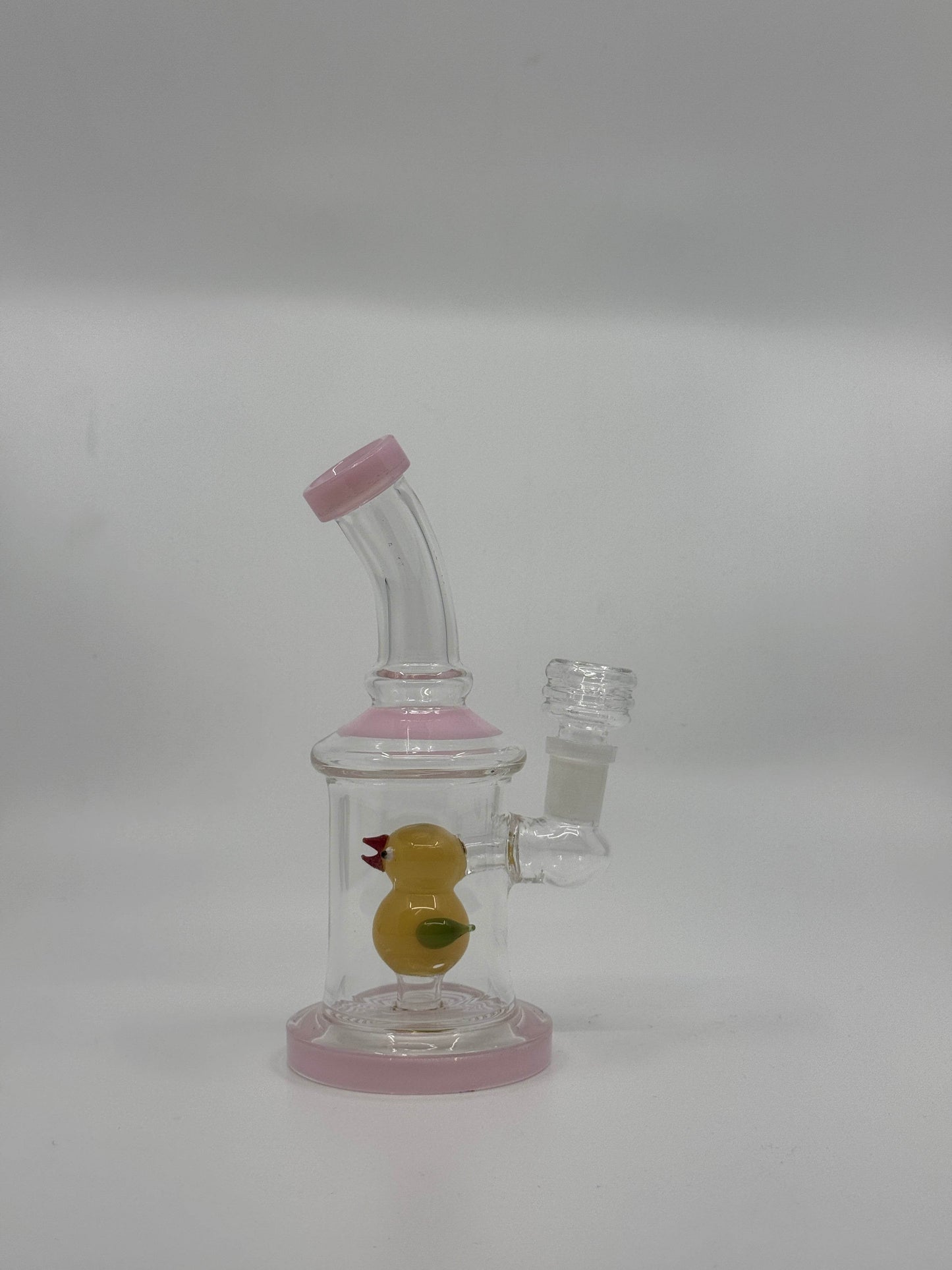 7” bird insert shower head bent dab rig - WP230 - RK Quality Glass