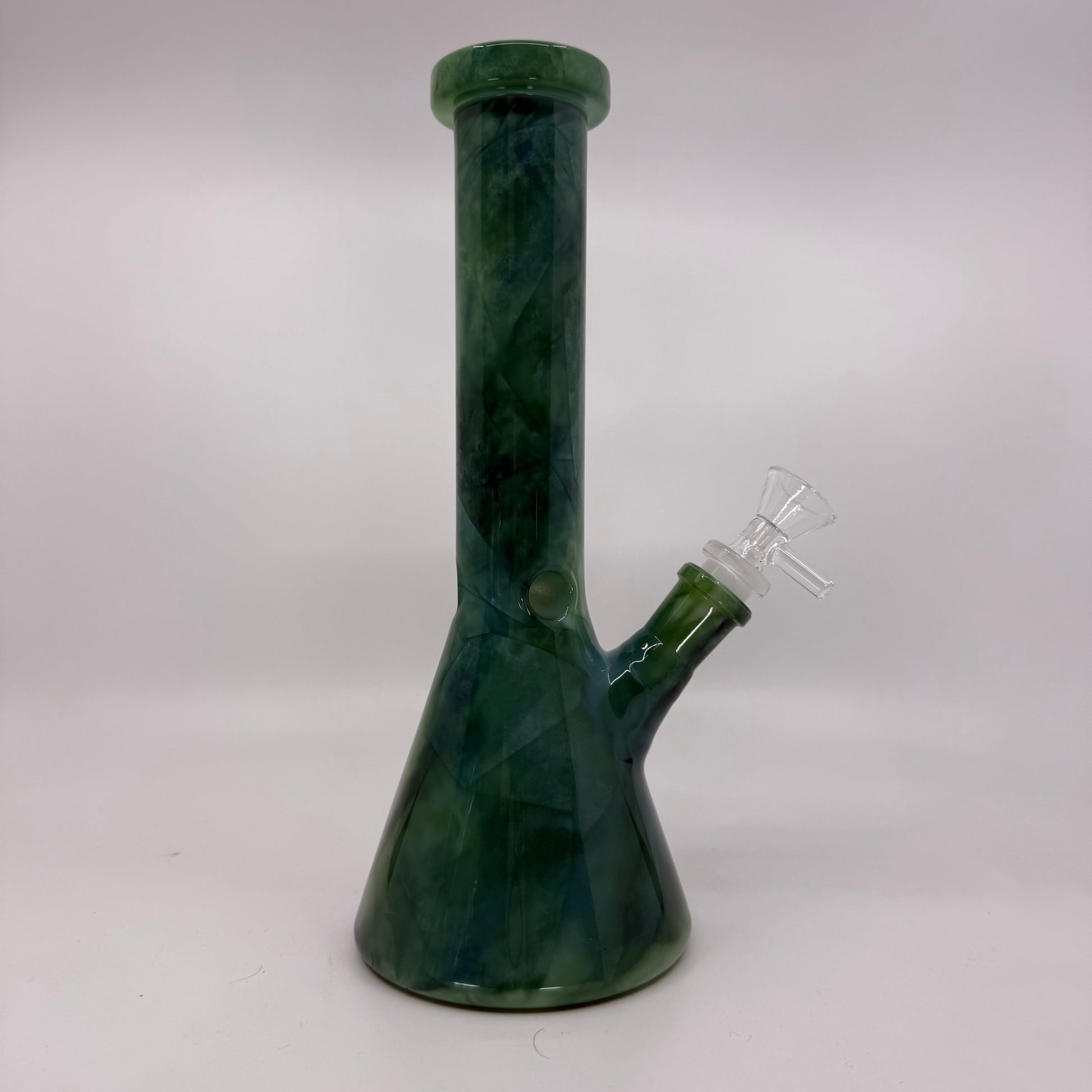 10" Multi-Color Ceramic Beaker Bong - WP270 - RK Quality Glass