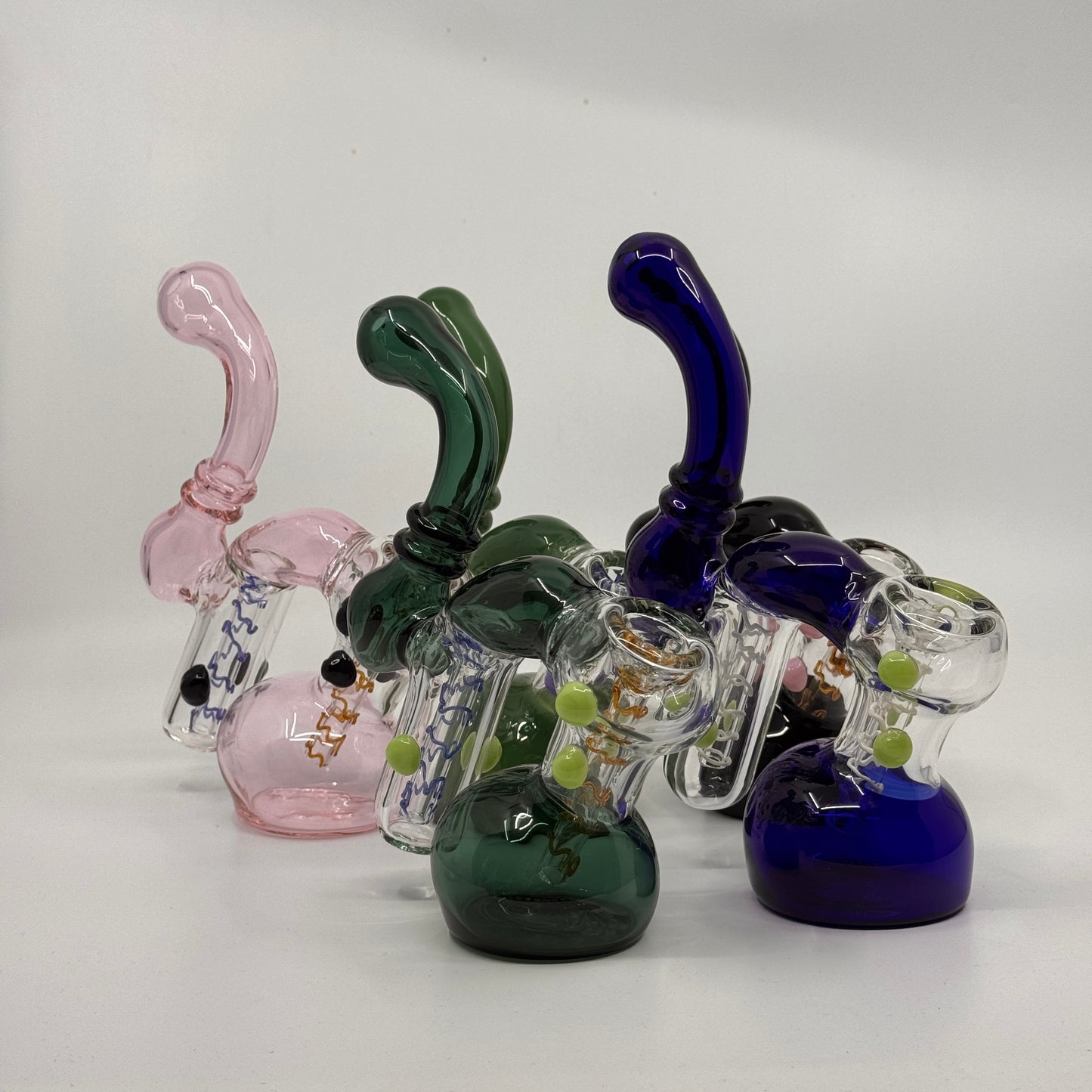 Double chamber bubblers