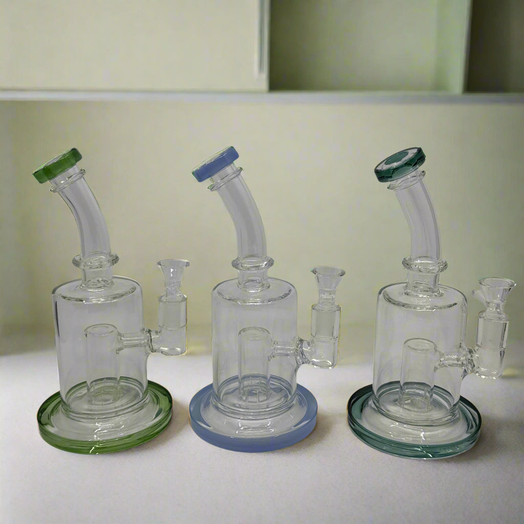 8" Shower Head Dab Rig - WP 266 - RK Quality Glass