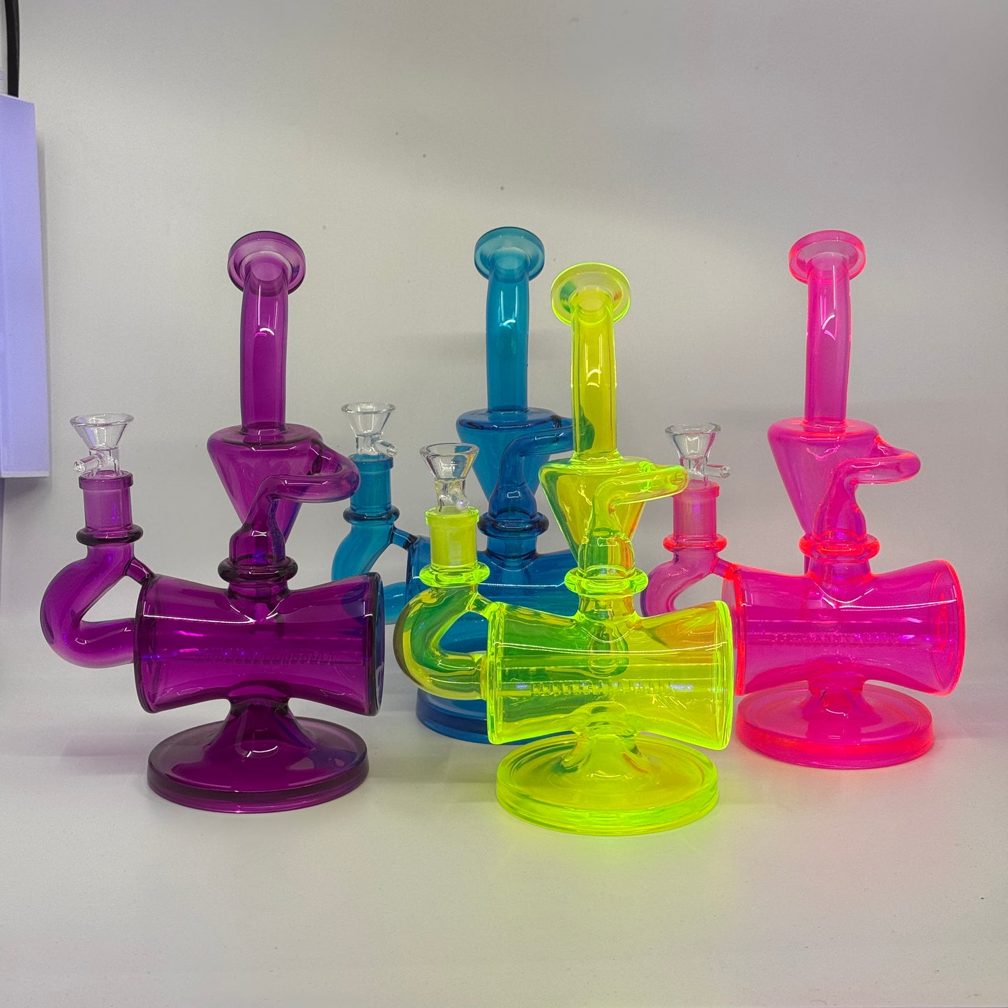 10” inline tank fancy dab rig