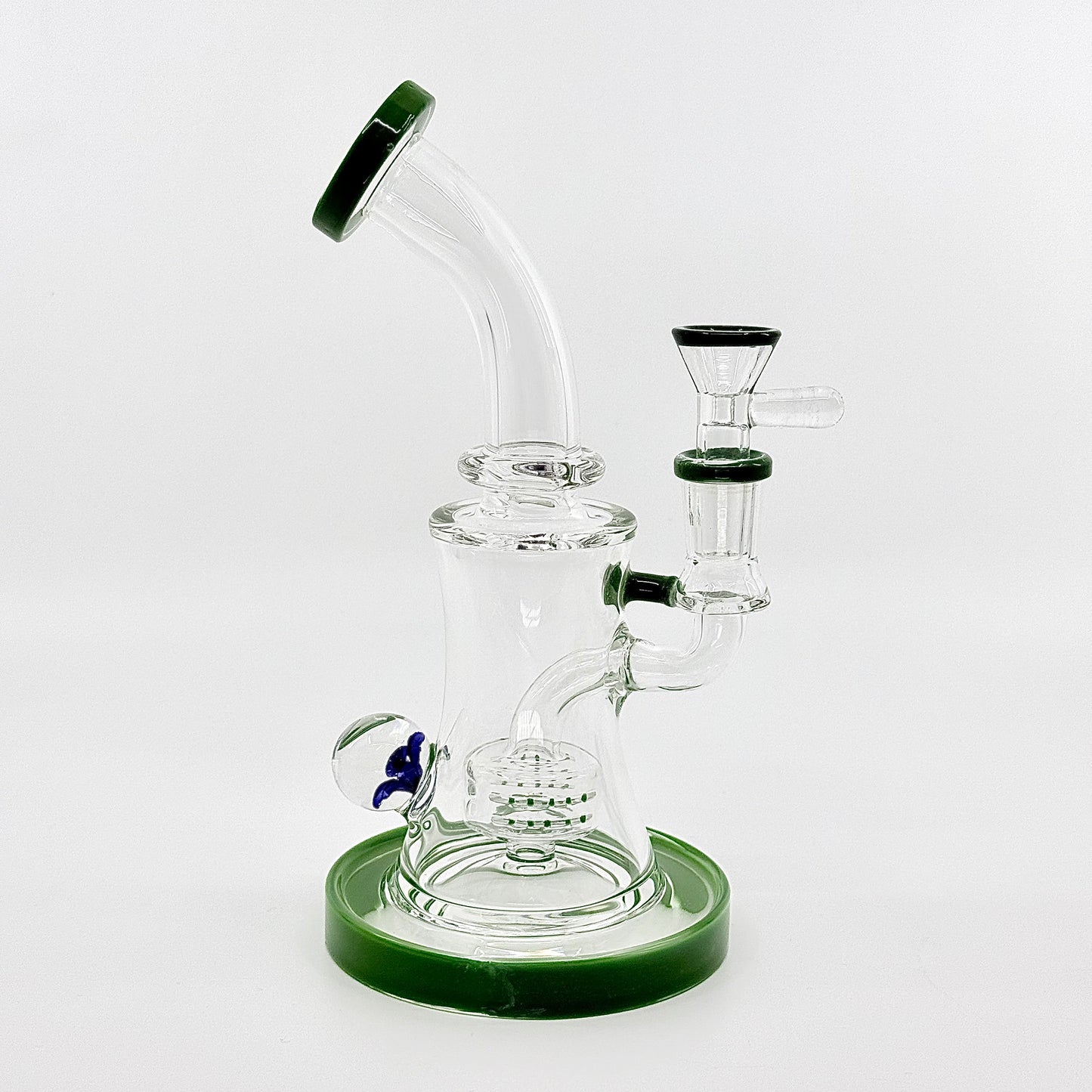 8.5" flower face dab rig - WP239 - RK Quality Glass