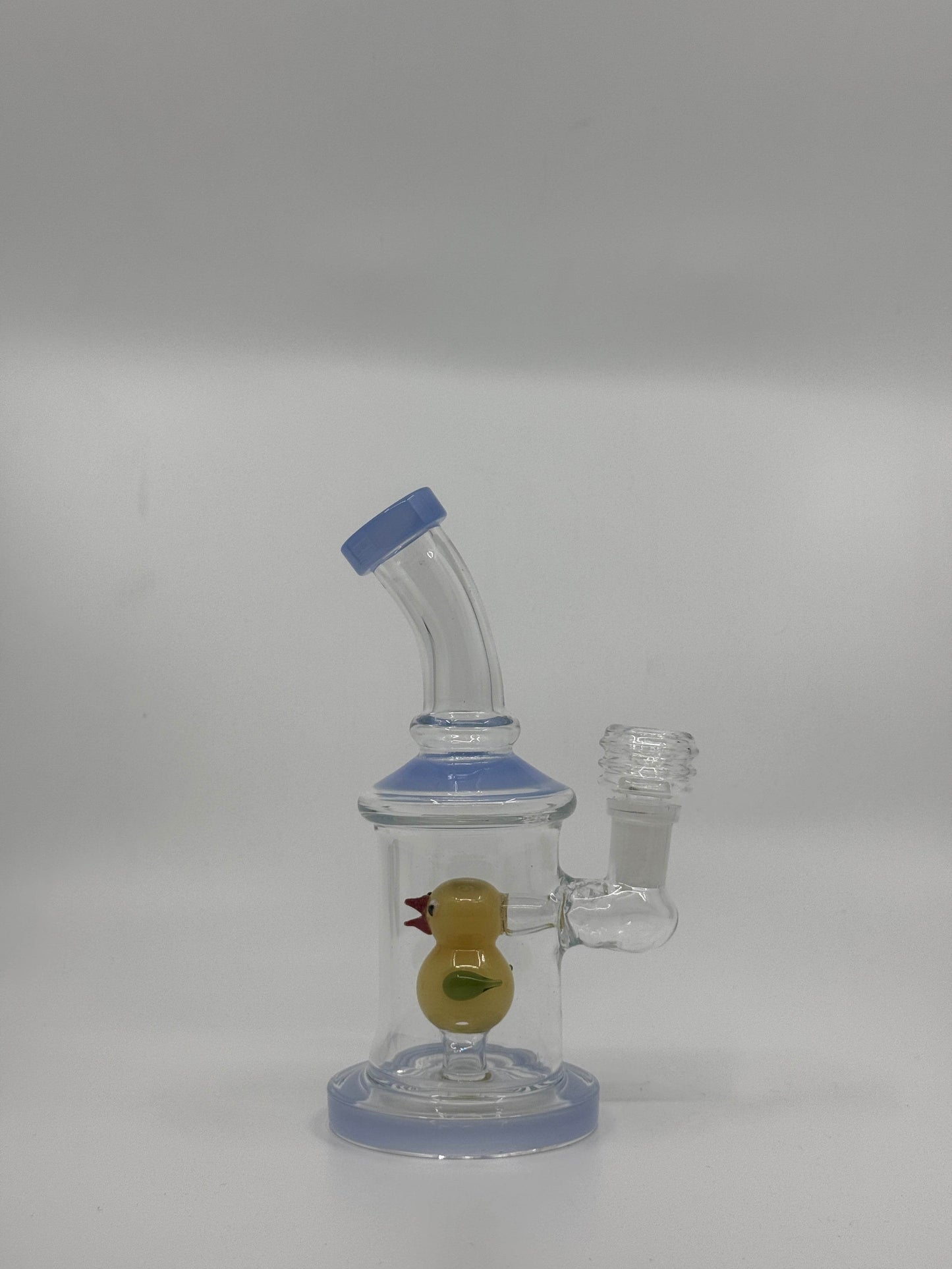 7” bird insert shower head bent dab rig - WP230 - RK Quality Glass