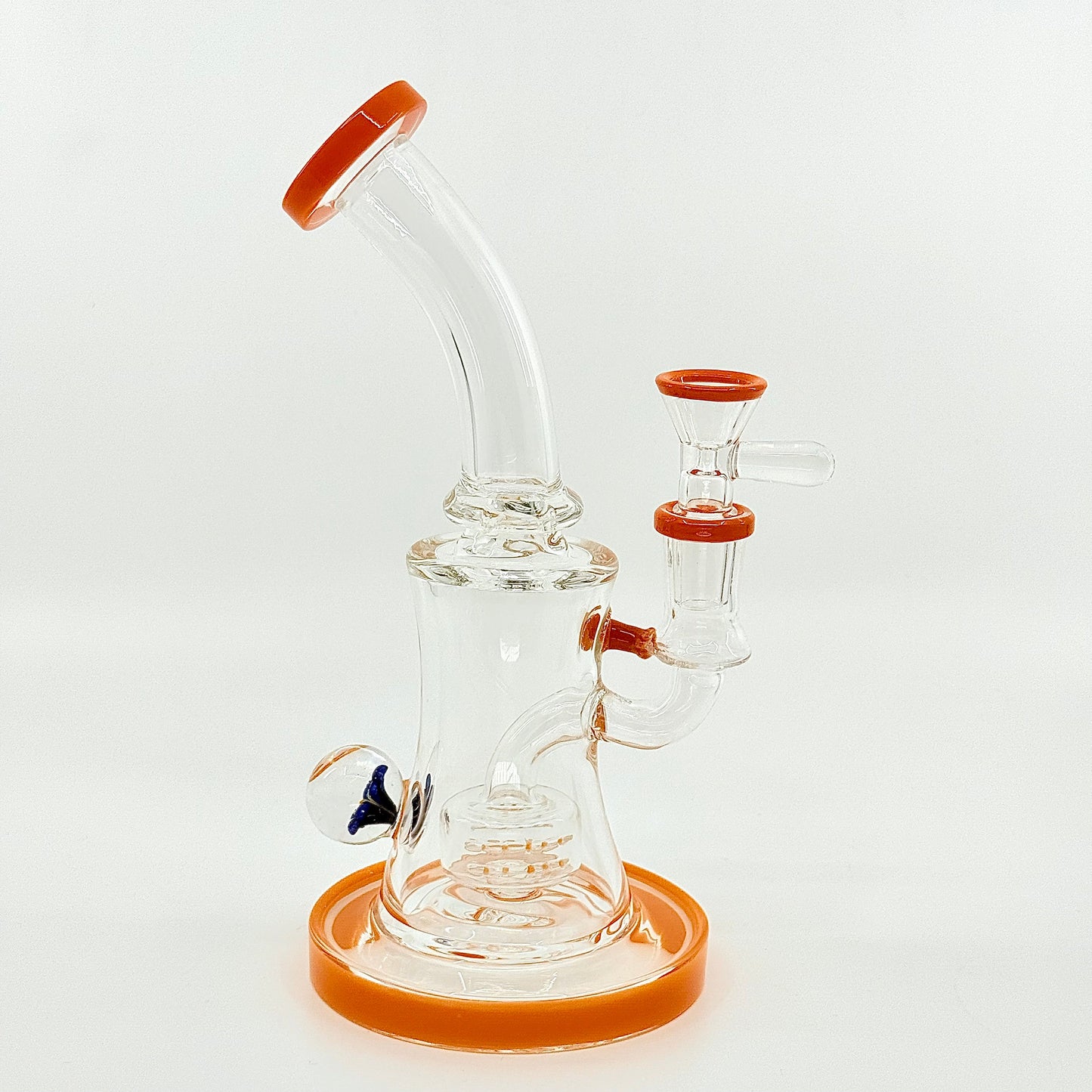 8.5" flower face dab rig - WP239 - RK Quality Glass