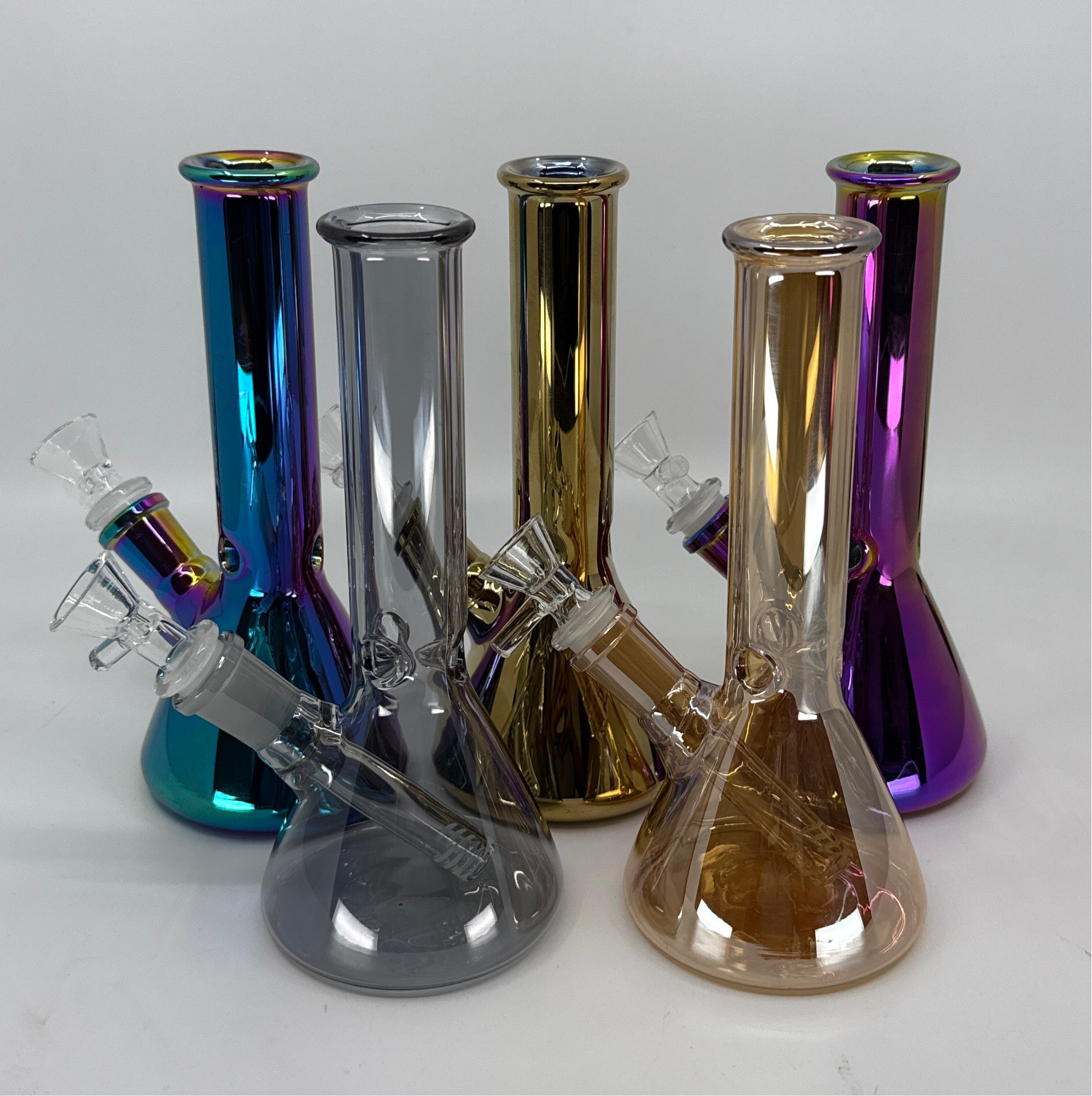 8" Metalic Becker Bong - WP261 - RK Quality Glass