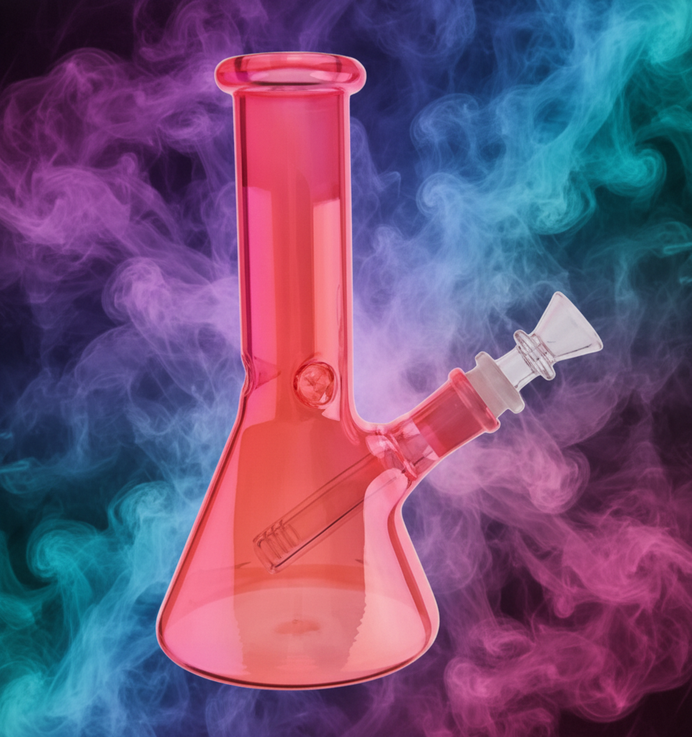 8 Inch Metallic Water Bong