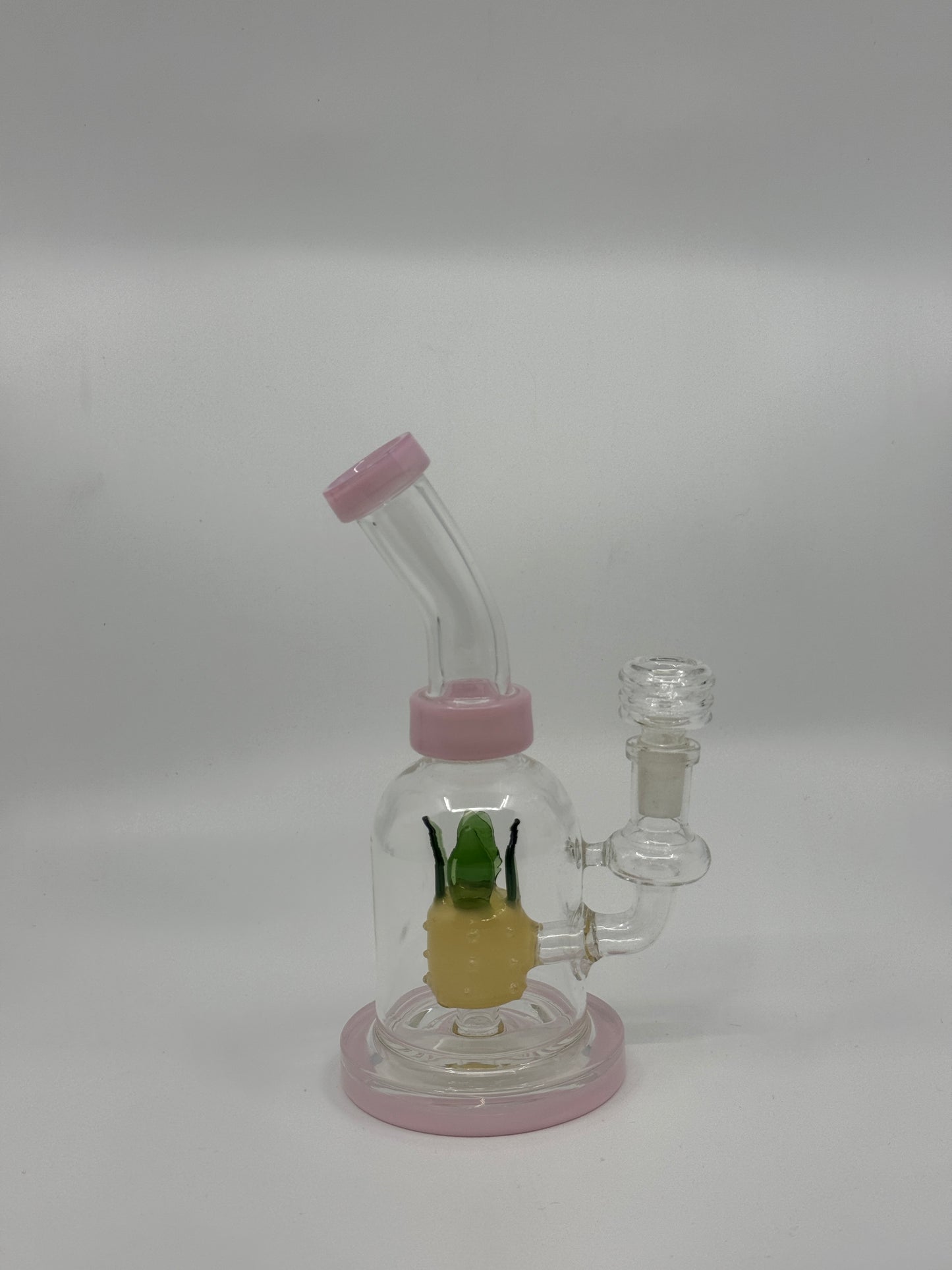 7” pineapple insert bent dab rig