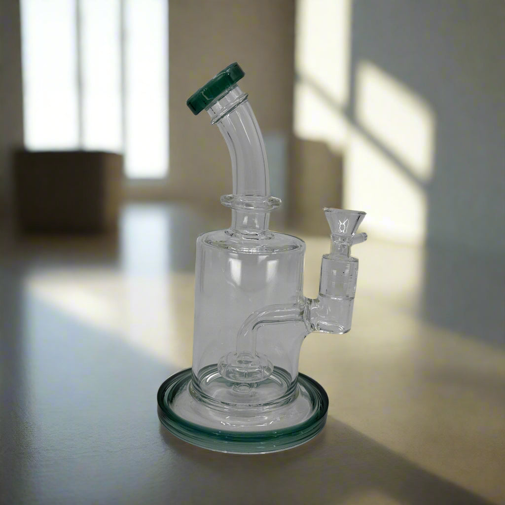 8" Shower Head Dab Rig - WP267 - RK Quality Glass