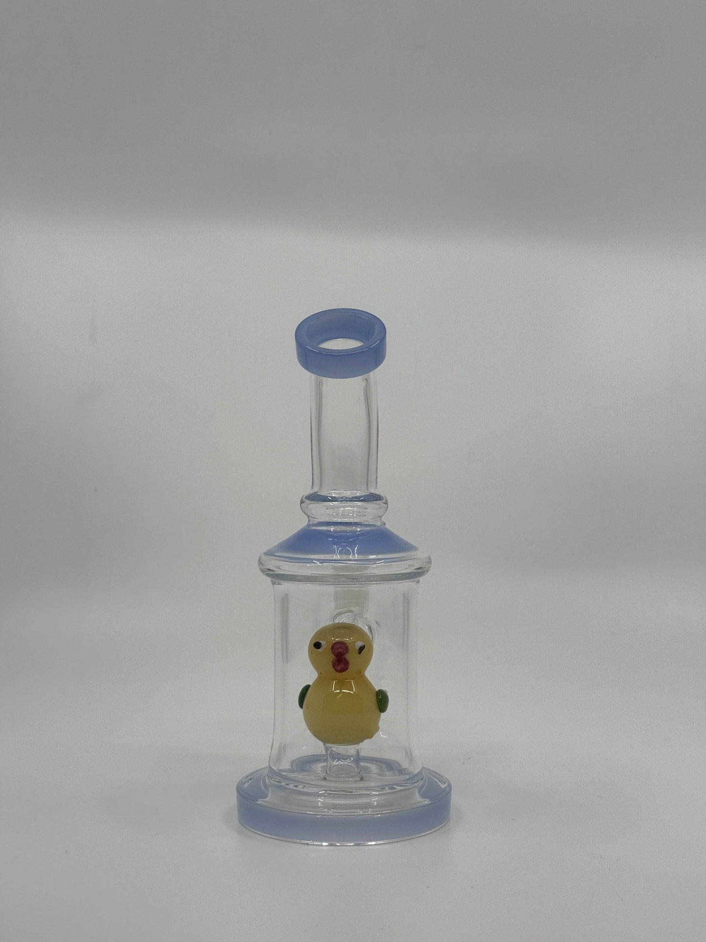 7” bird insert shower head bent dab rig - WP230 - RK Quality Glass