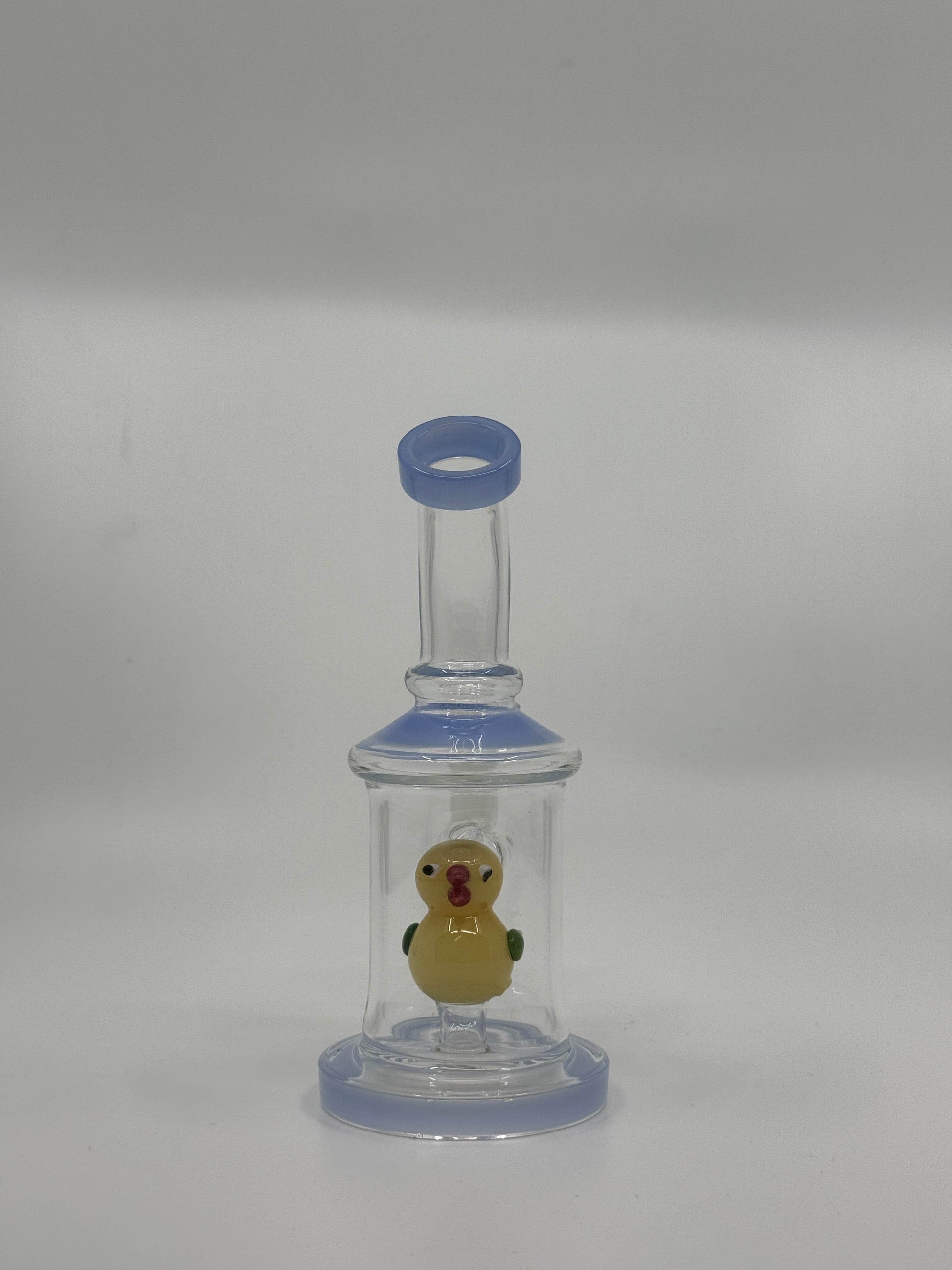 7” bird insert shower head bent dab rig - WP230 - RK Quality Glass