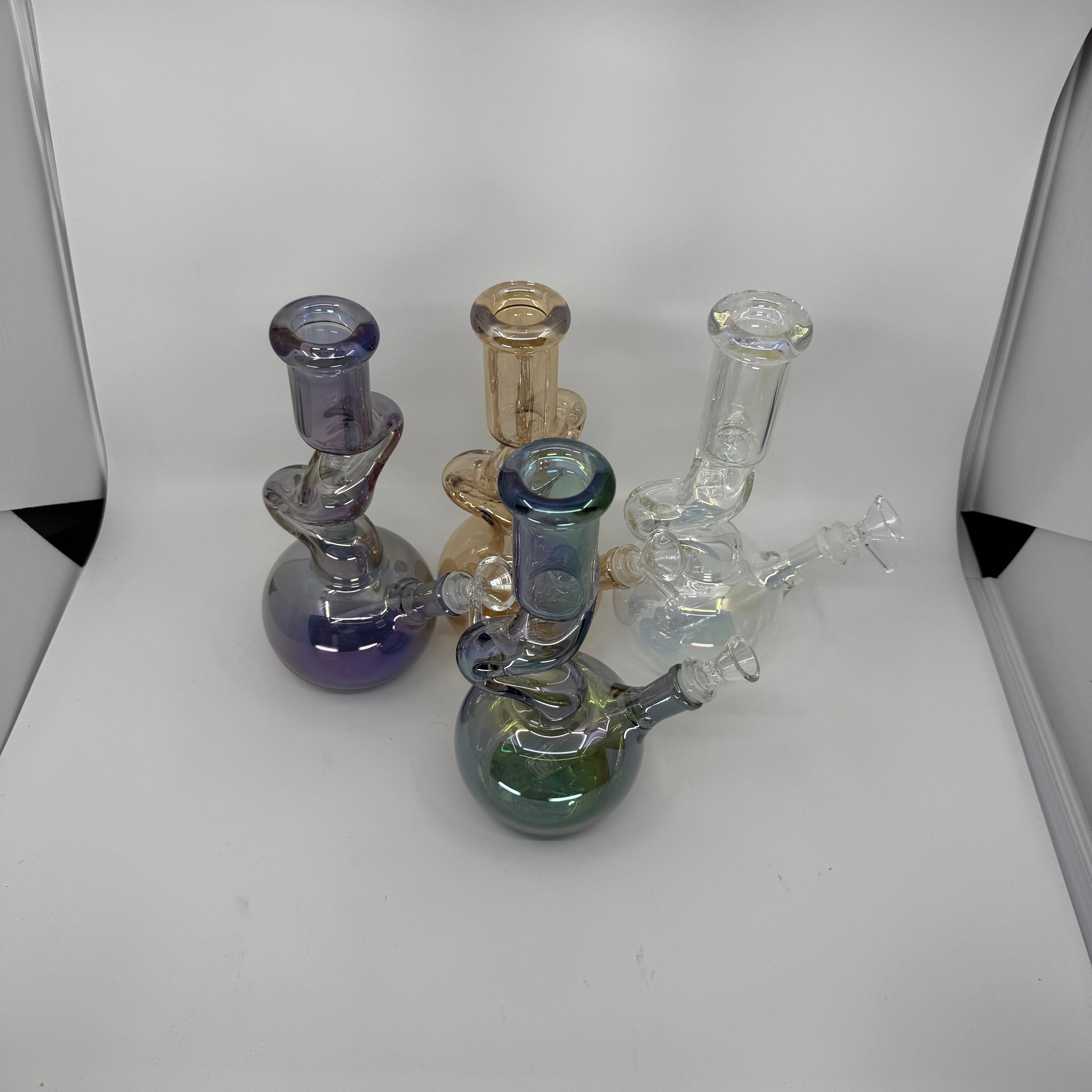 10" Metalic Zoong Beaker Bong - WP271 - RK Quality Glass