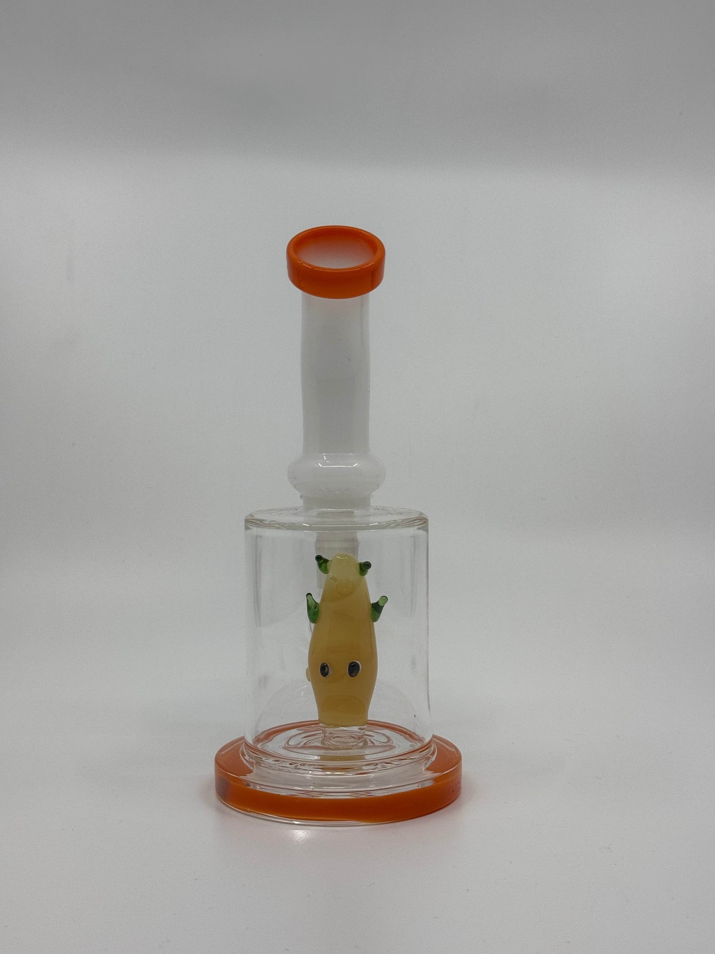 7” fish inserts bent dab rig - WP228 - RK Quality Glass