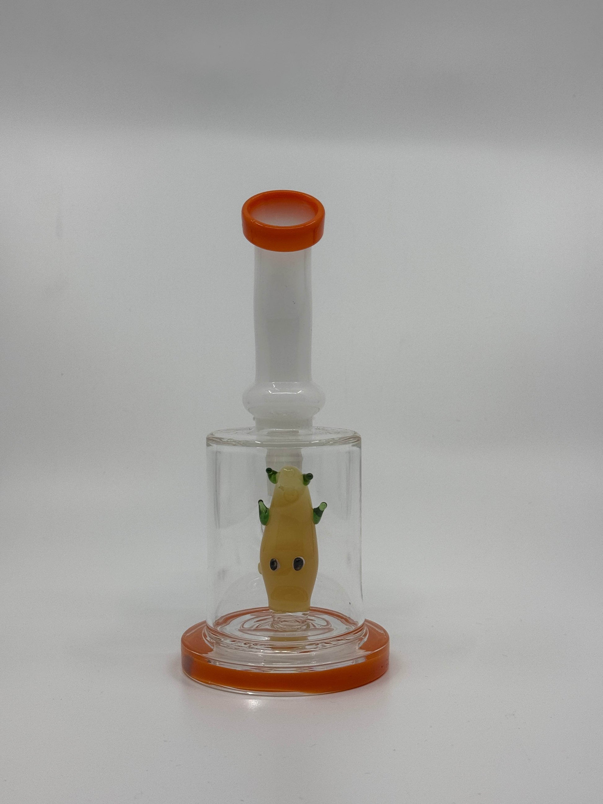 7” fish inserts bent dab rig - WP228 - RK Quality Glass