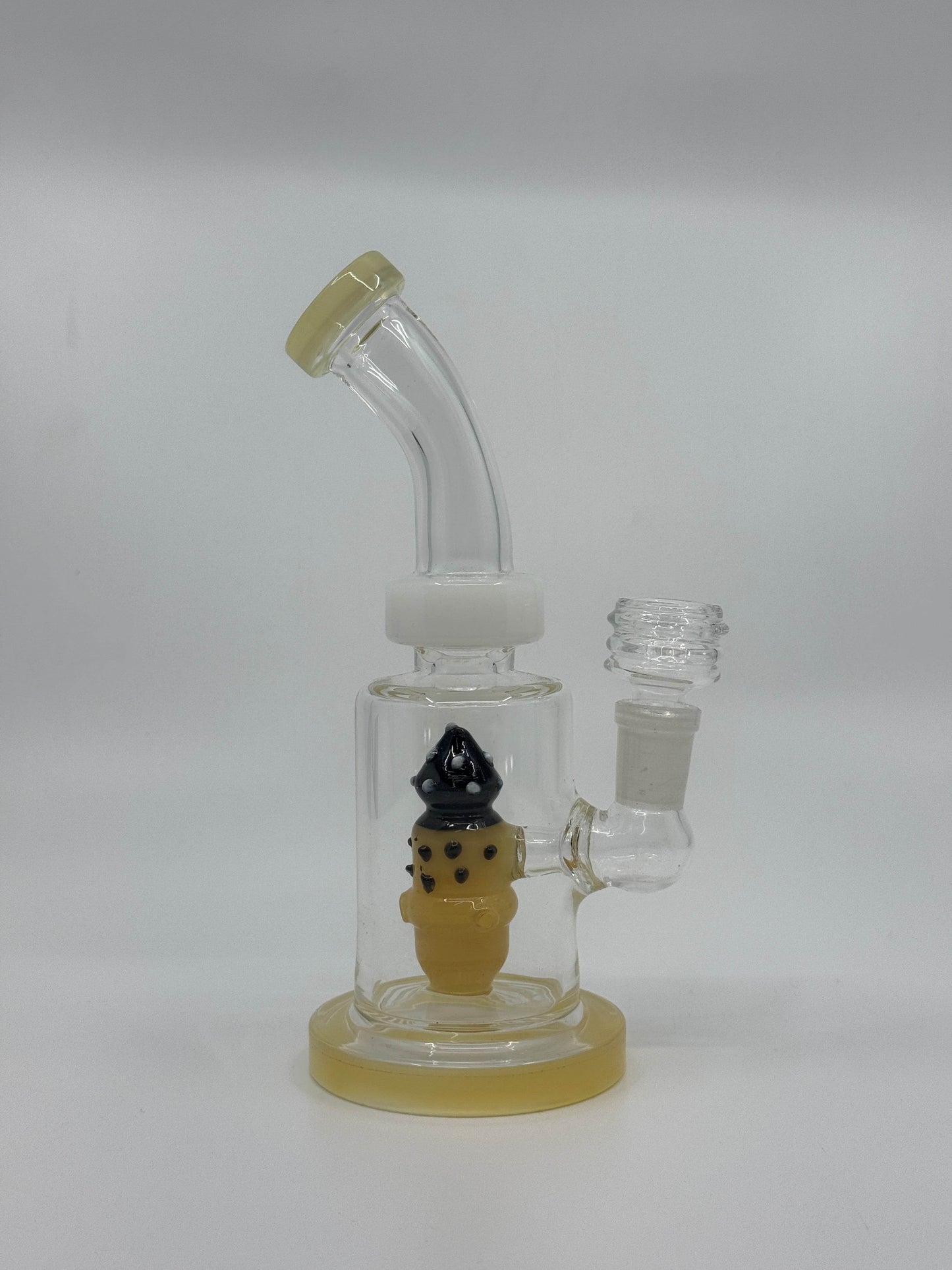 7” shower head bent dab rig - WP227 - RK Quality Glass