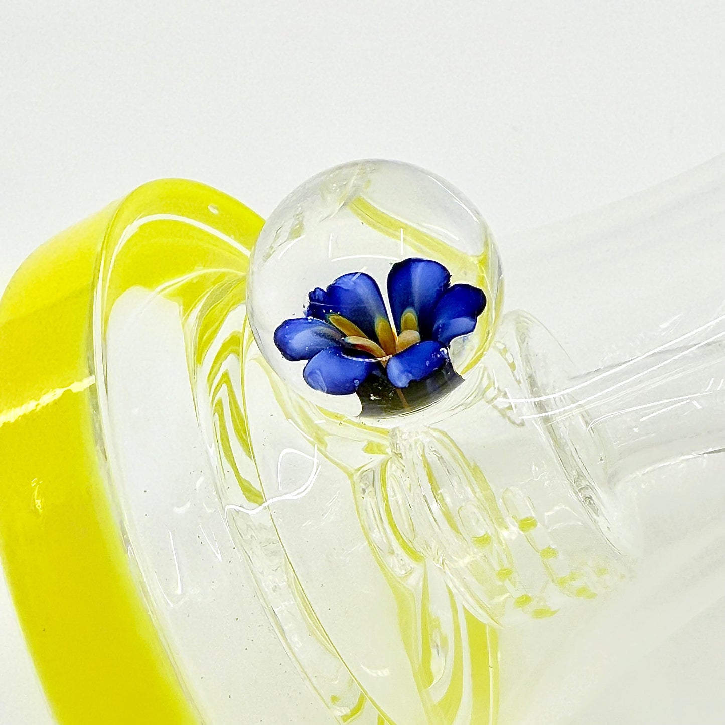 8.5" flower face dab rig - WP239 - RK Quality Glass