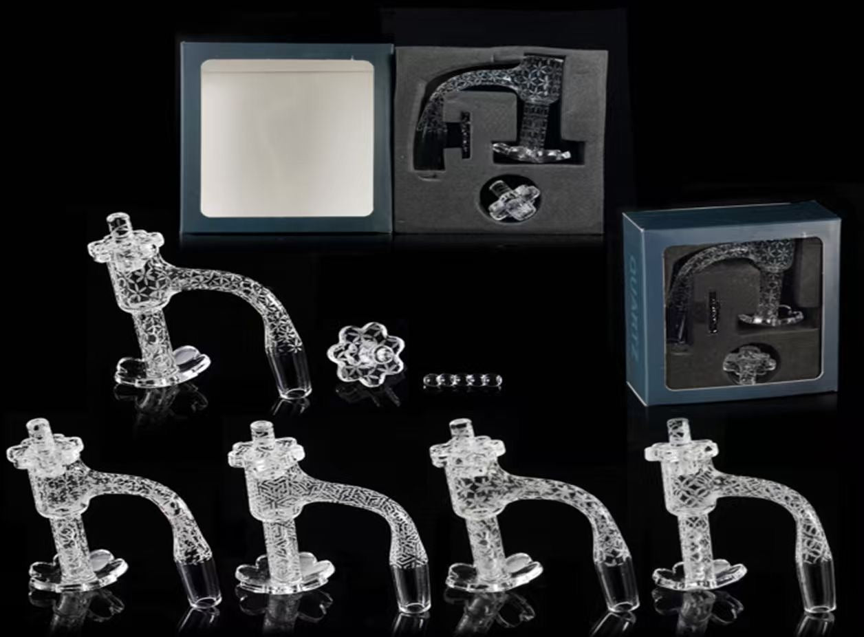 Frosted terp quartz banger