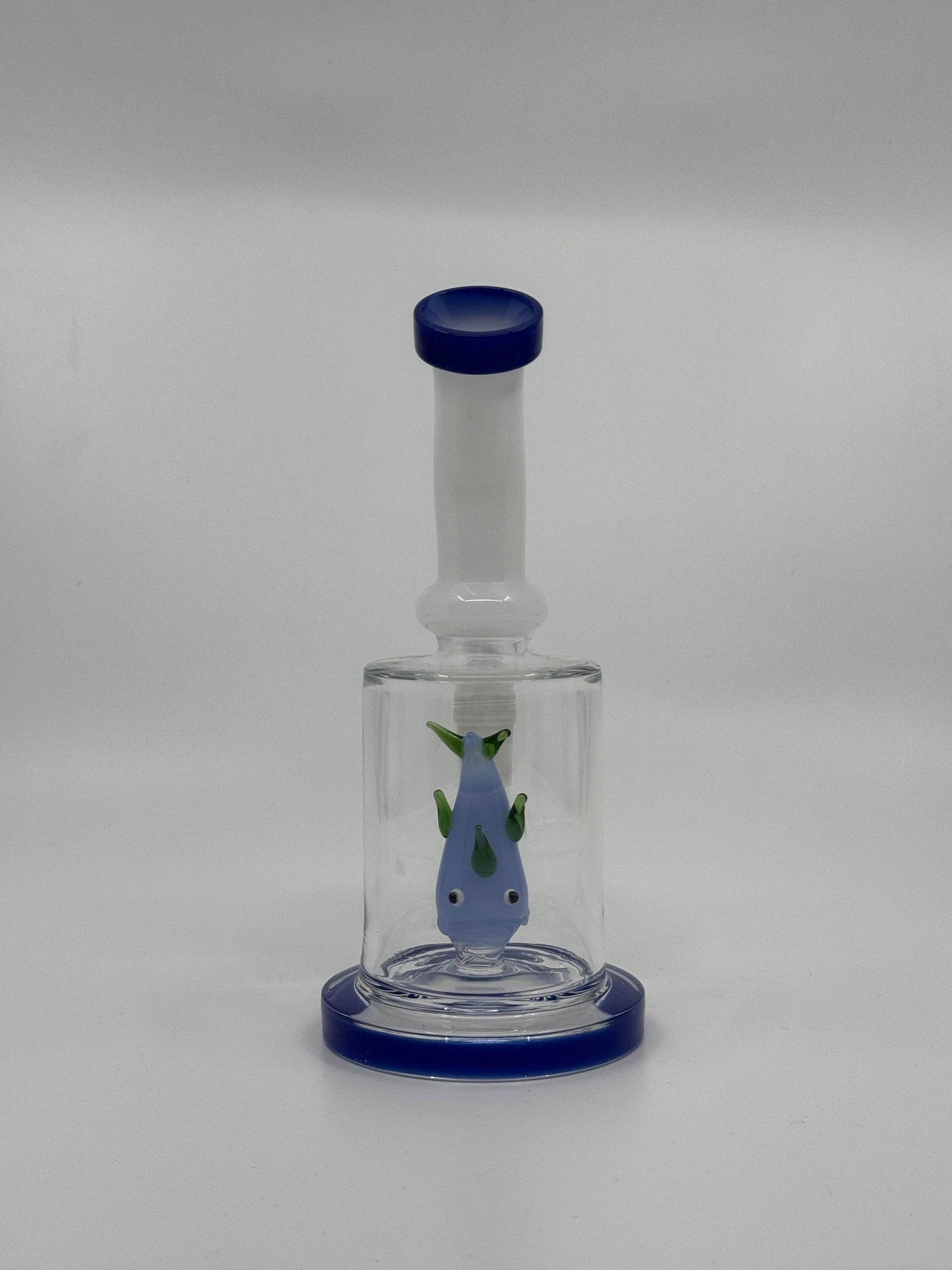 7” fish inserts bent dab rig - WP228 - RK Quality Glass