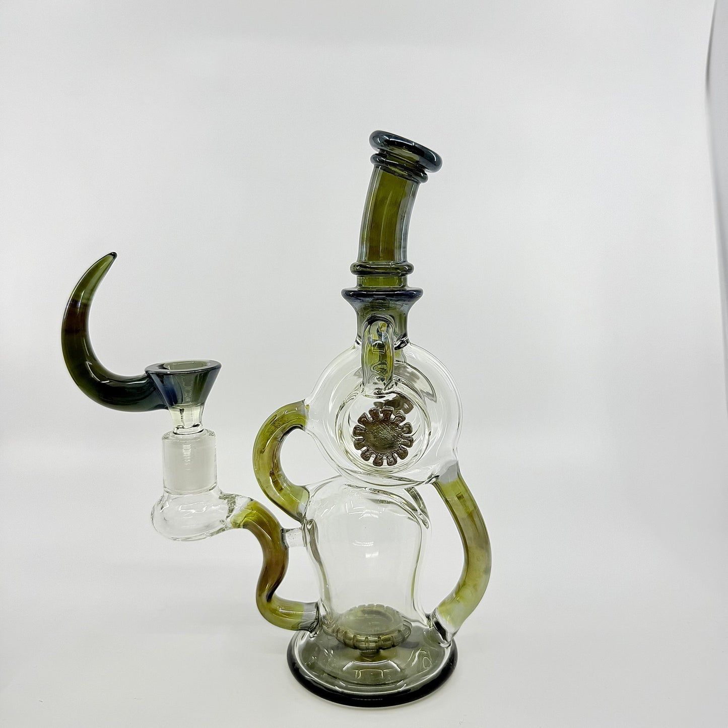 8" Fancy dab rig - WP240 - RK Quality Glass