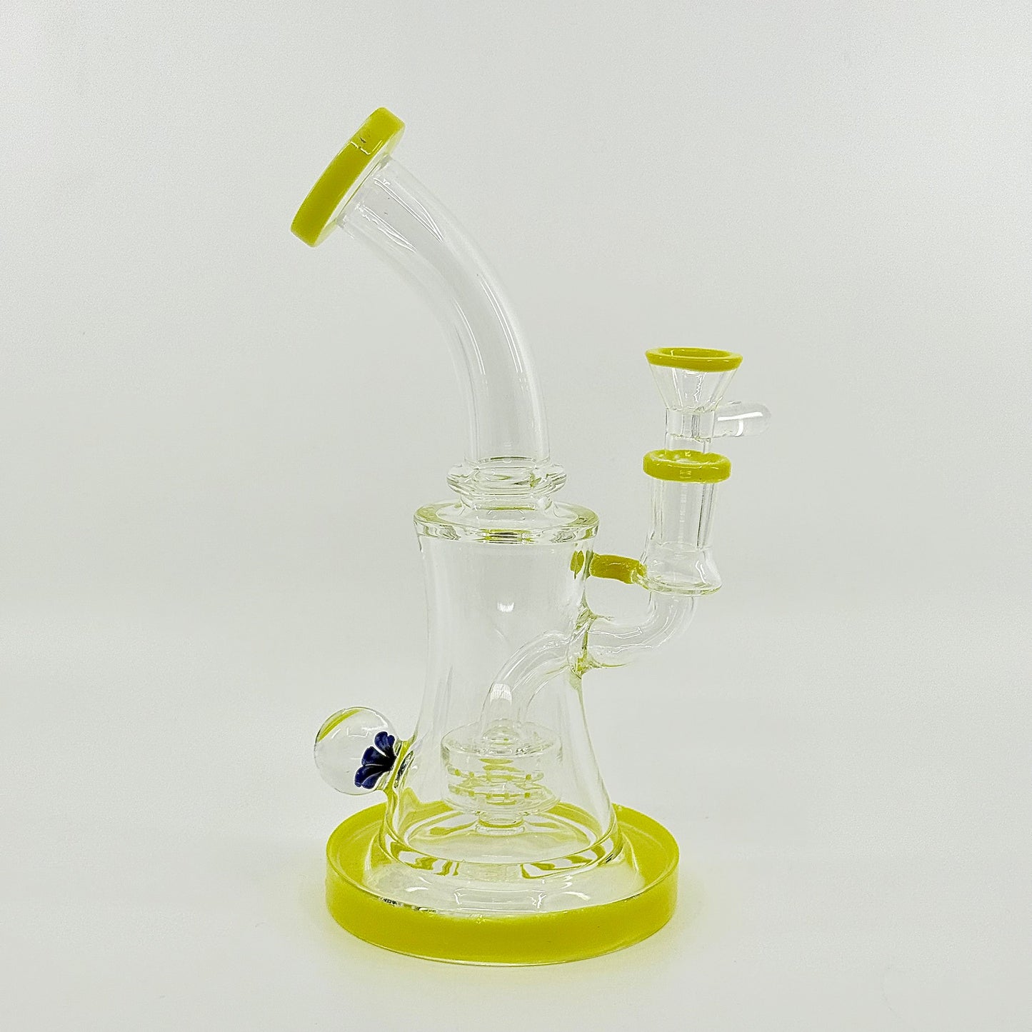 8.5" flower face dab rig - WP239 - RK Quality Glass