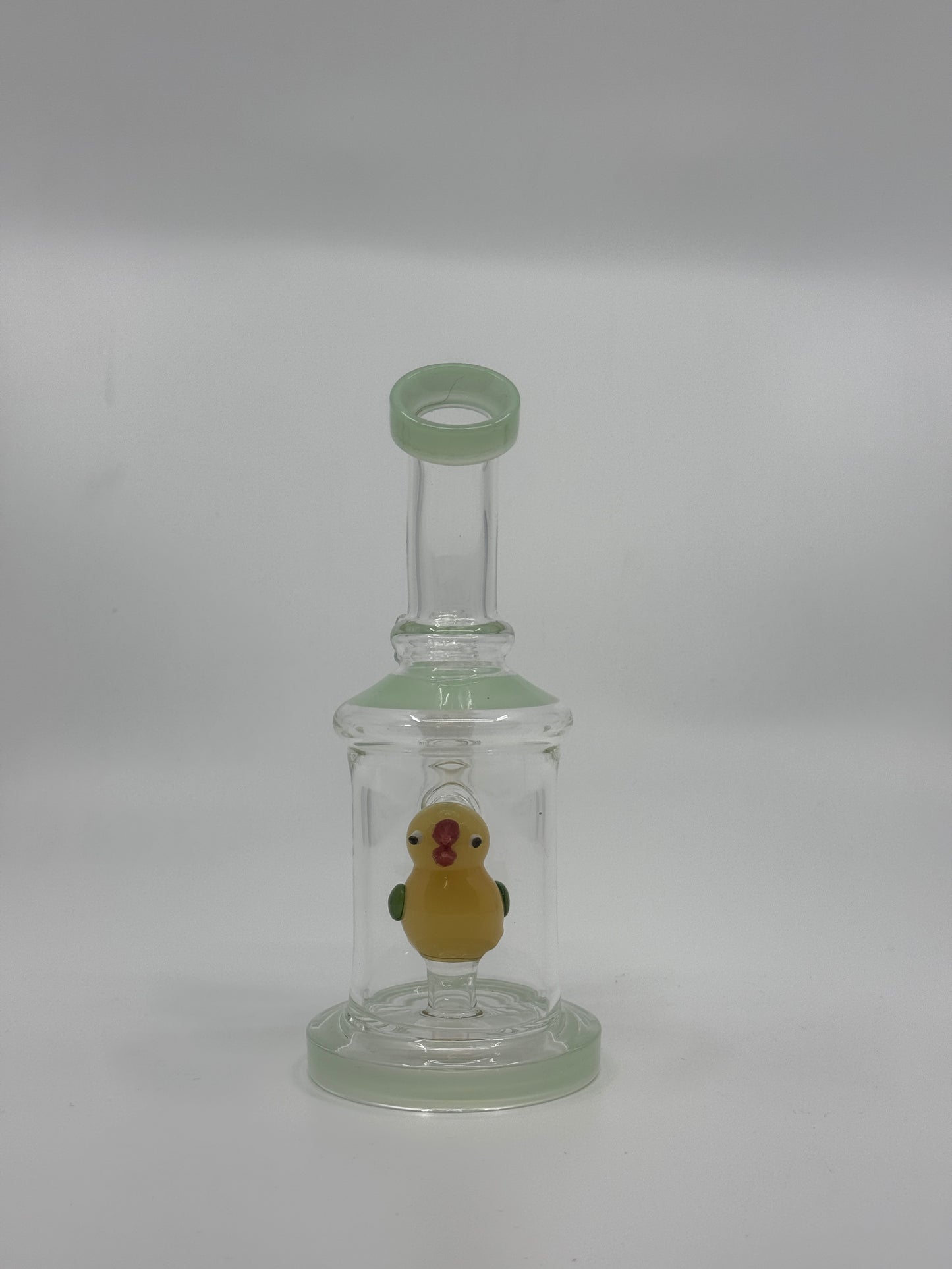 7” bird insert shower head bent dab rig