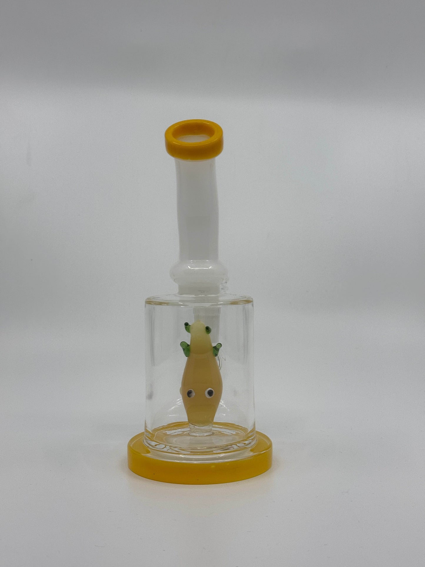 7” fish inserts bent dab rig - WP228 - RK Quality Glass
