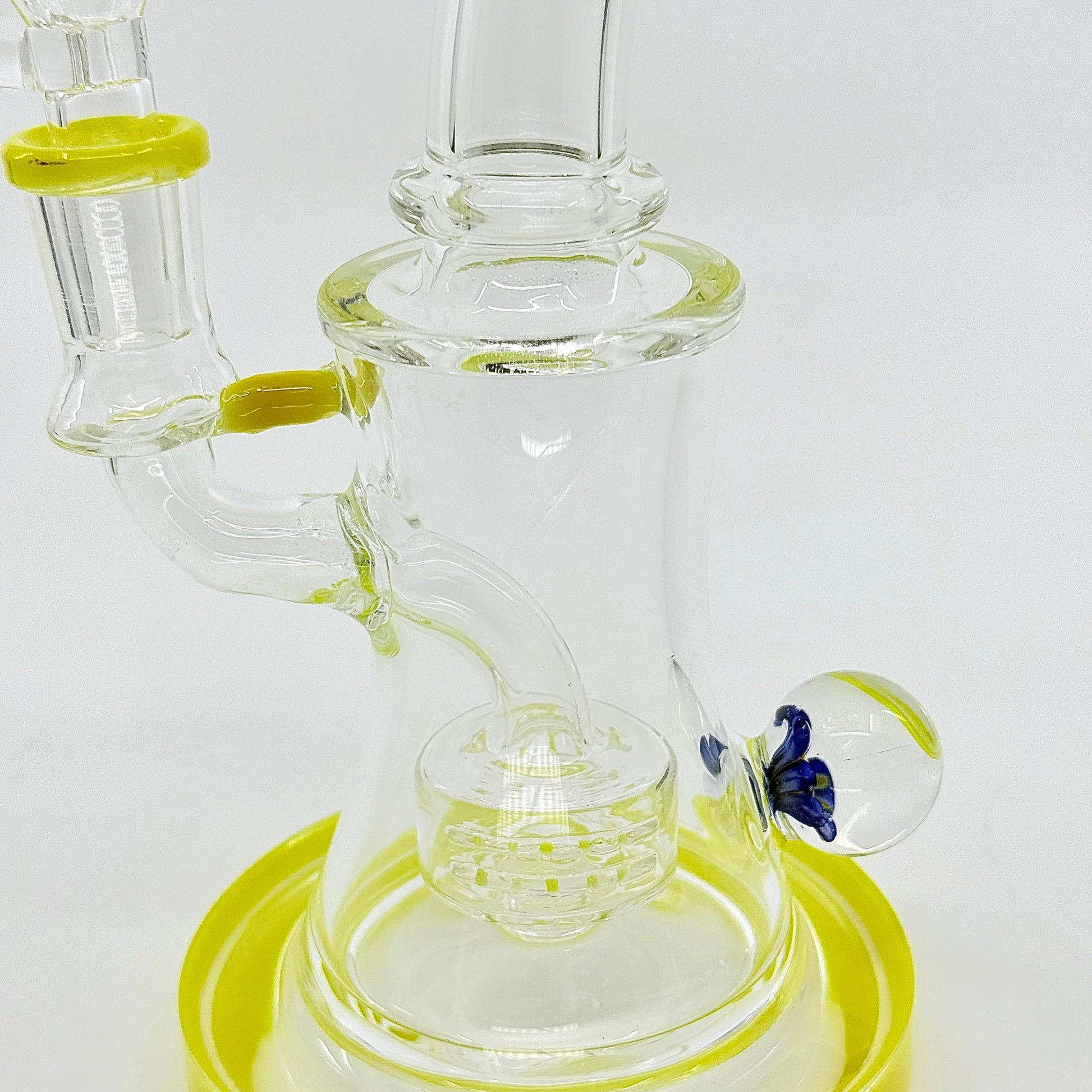 8.5" flower face dab rig - WP239 - RK Quality Glass