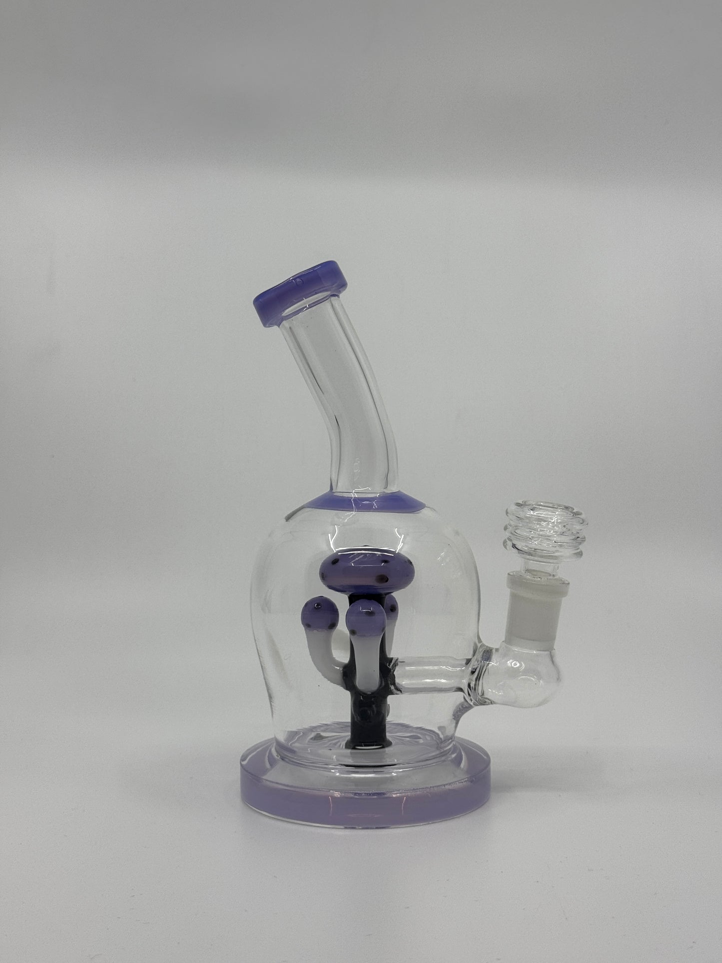 7” mushroom inserts bent dab rig