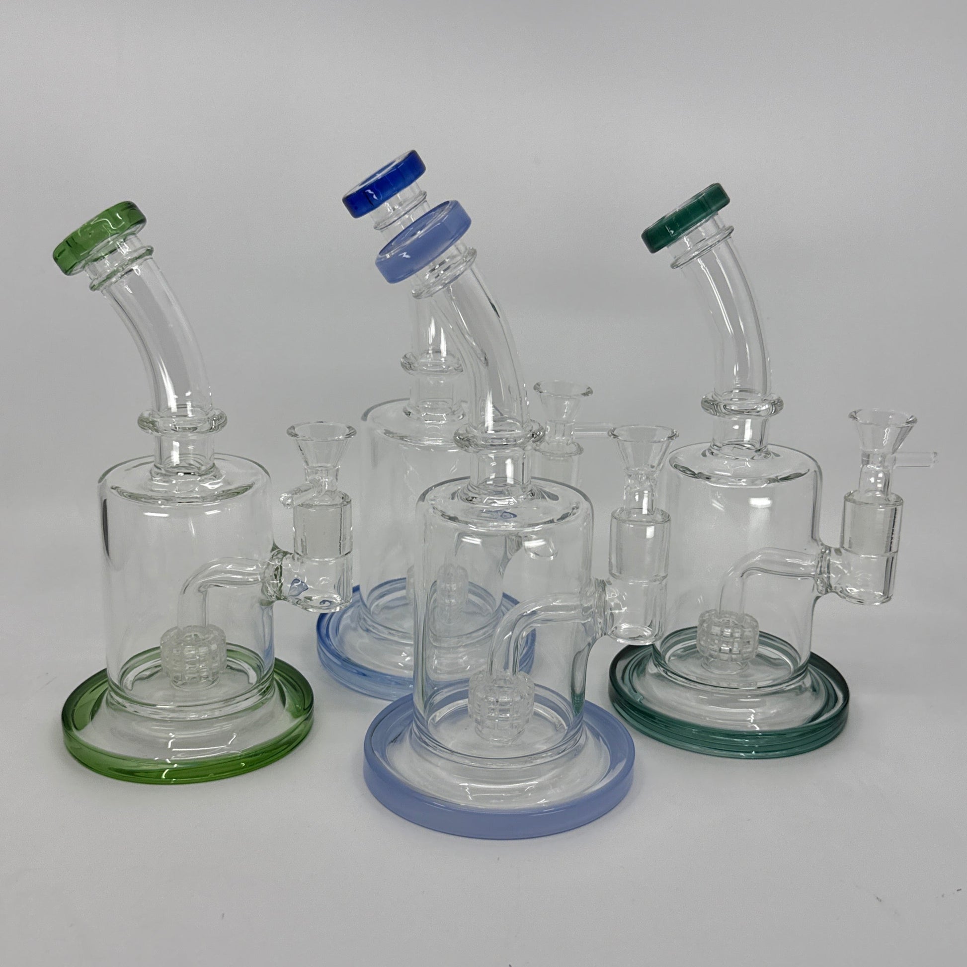 10" Shower Head Dab Rig - WP263 - RK Quality Glass