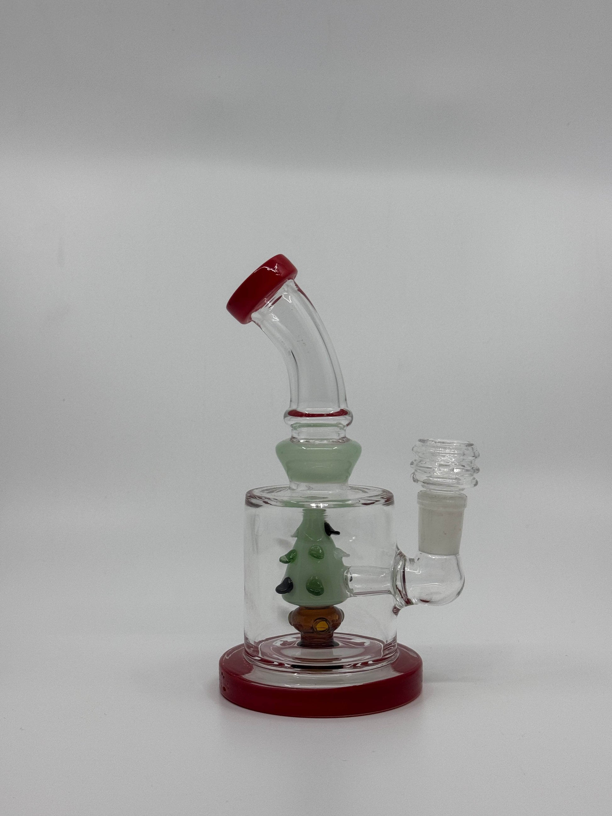 7” shower head bent dab rig - WP229 - RK Quality Glass