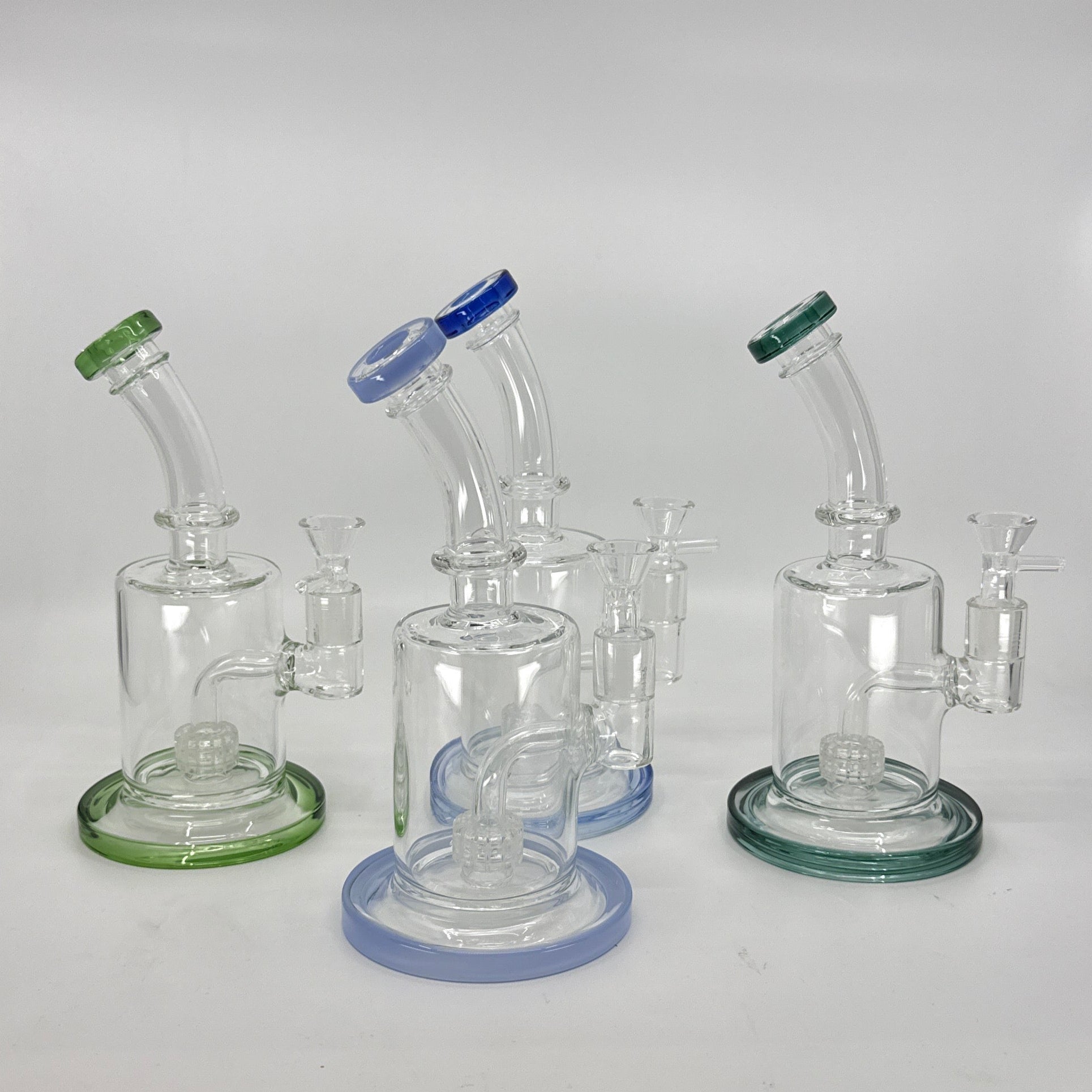 10" Shower Head Dab Rig - WP263 - RK Quality Glass