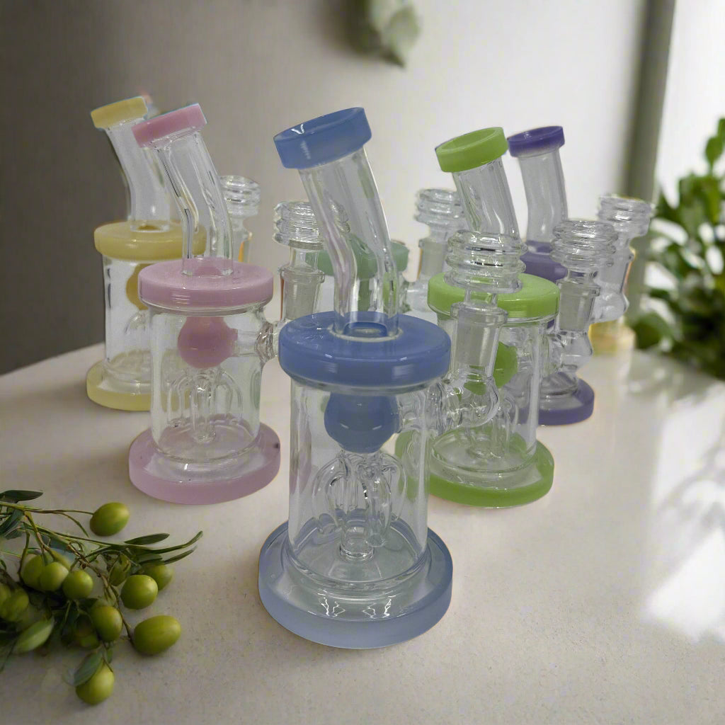 6" Tree Perc Slime Dab Rig - WP268 - RK Quality Glass