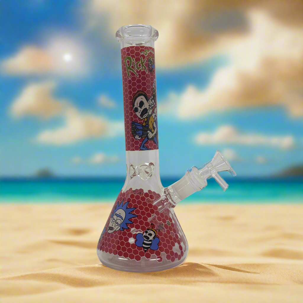 12" R&M Becker Bong - WP200 - RK Quality Glass