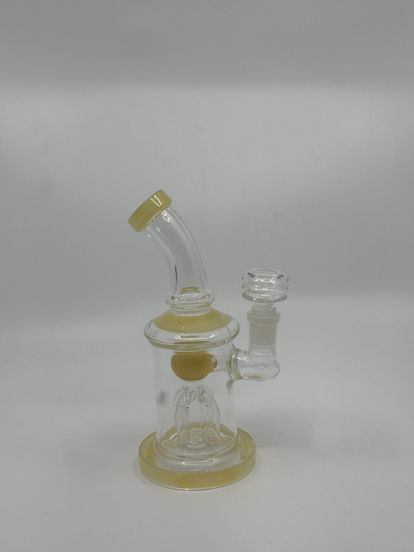 7” tree perc bent dab rig - WP231 - RK Quality Glass